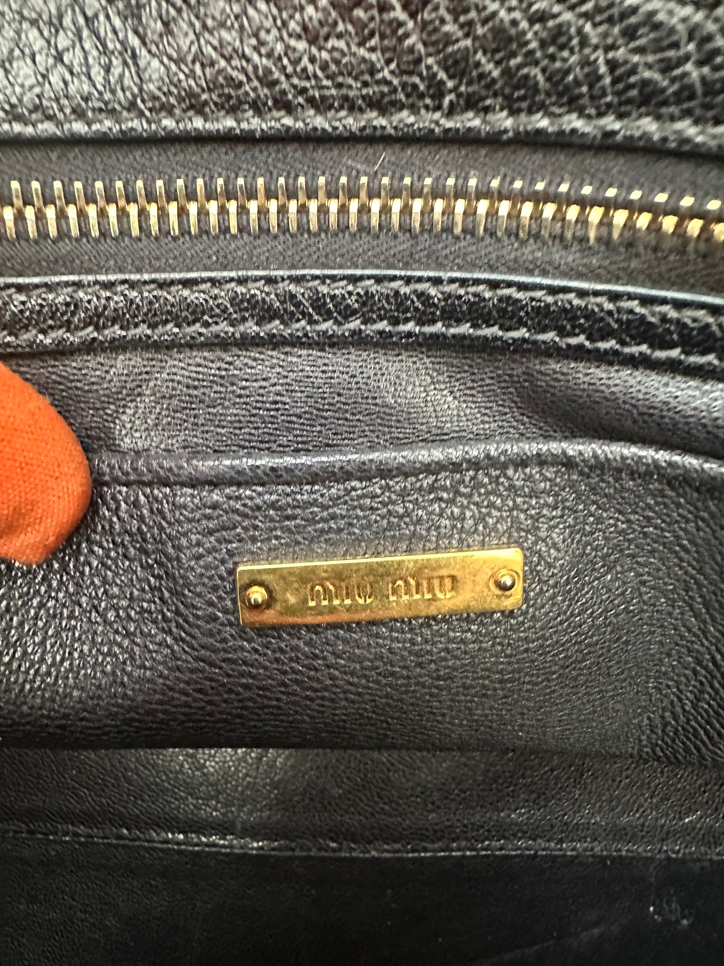 MIU MIU Denim Biker