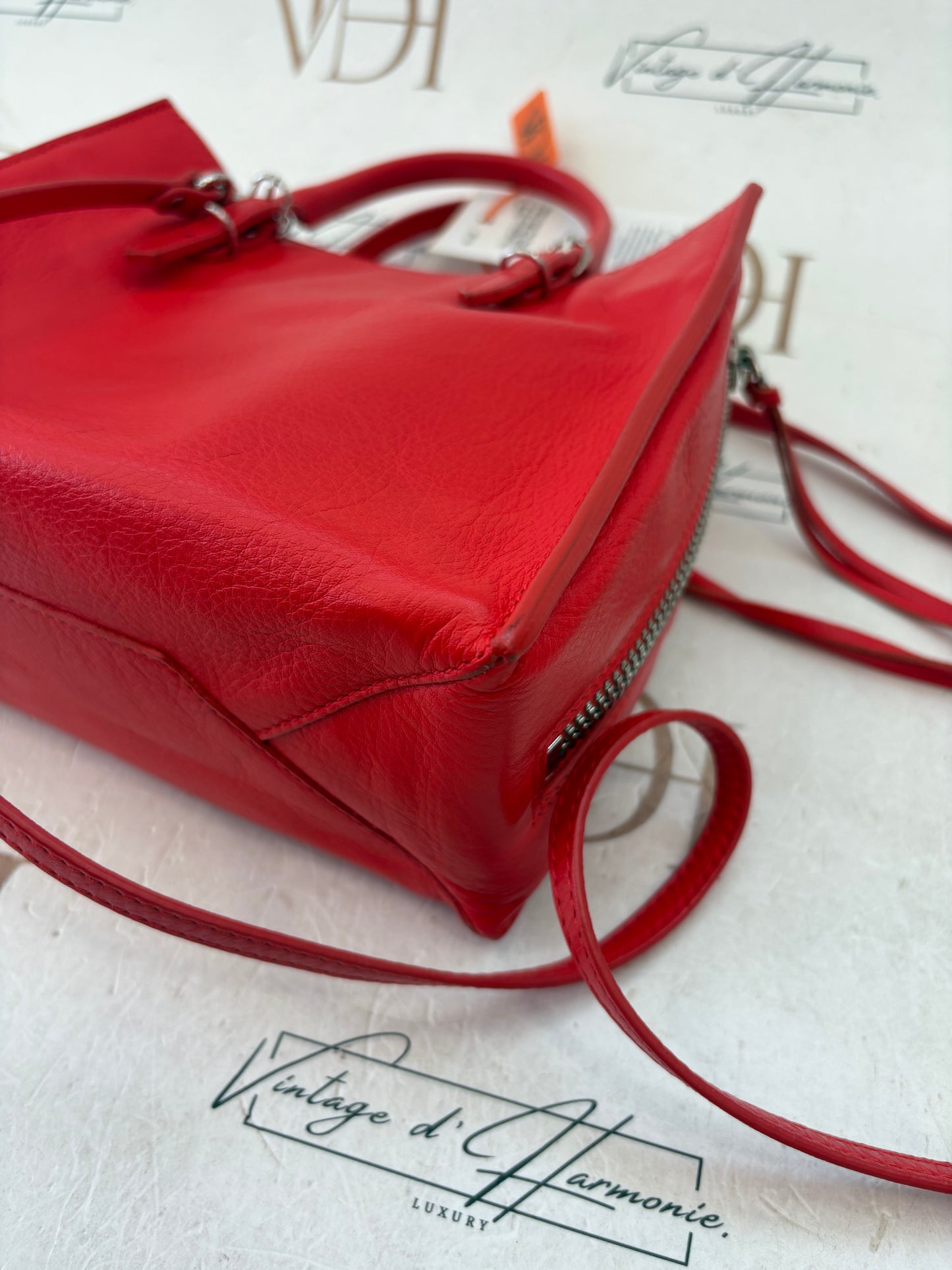 018102 - Balenciaga Red Papier Mini