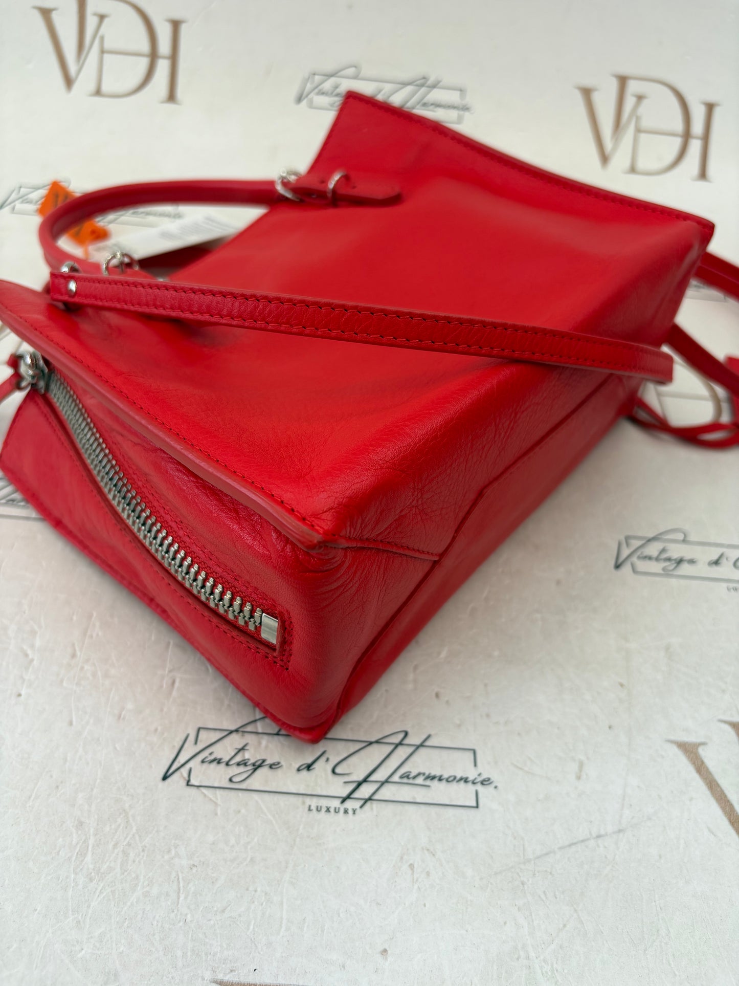 018102 - Balenciaga Red Papier Mini