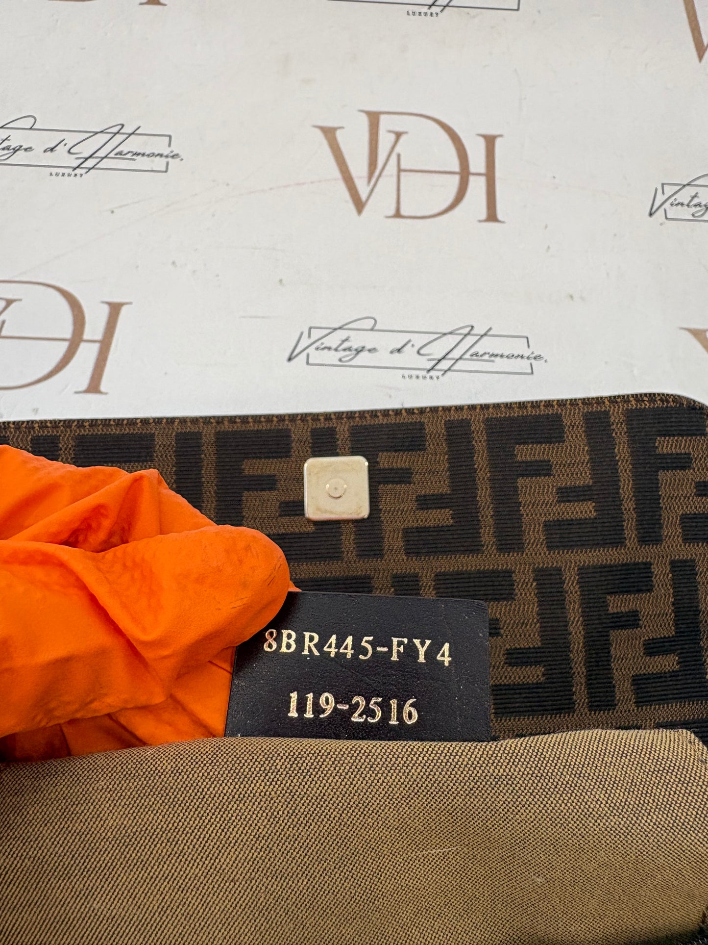018705 - Fendi Brown Canvas Cheetah Zucca