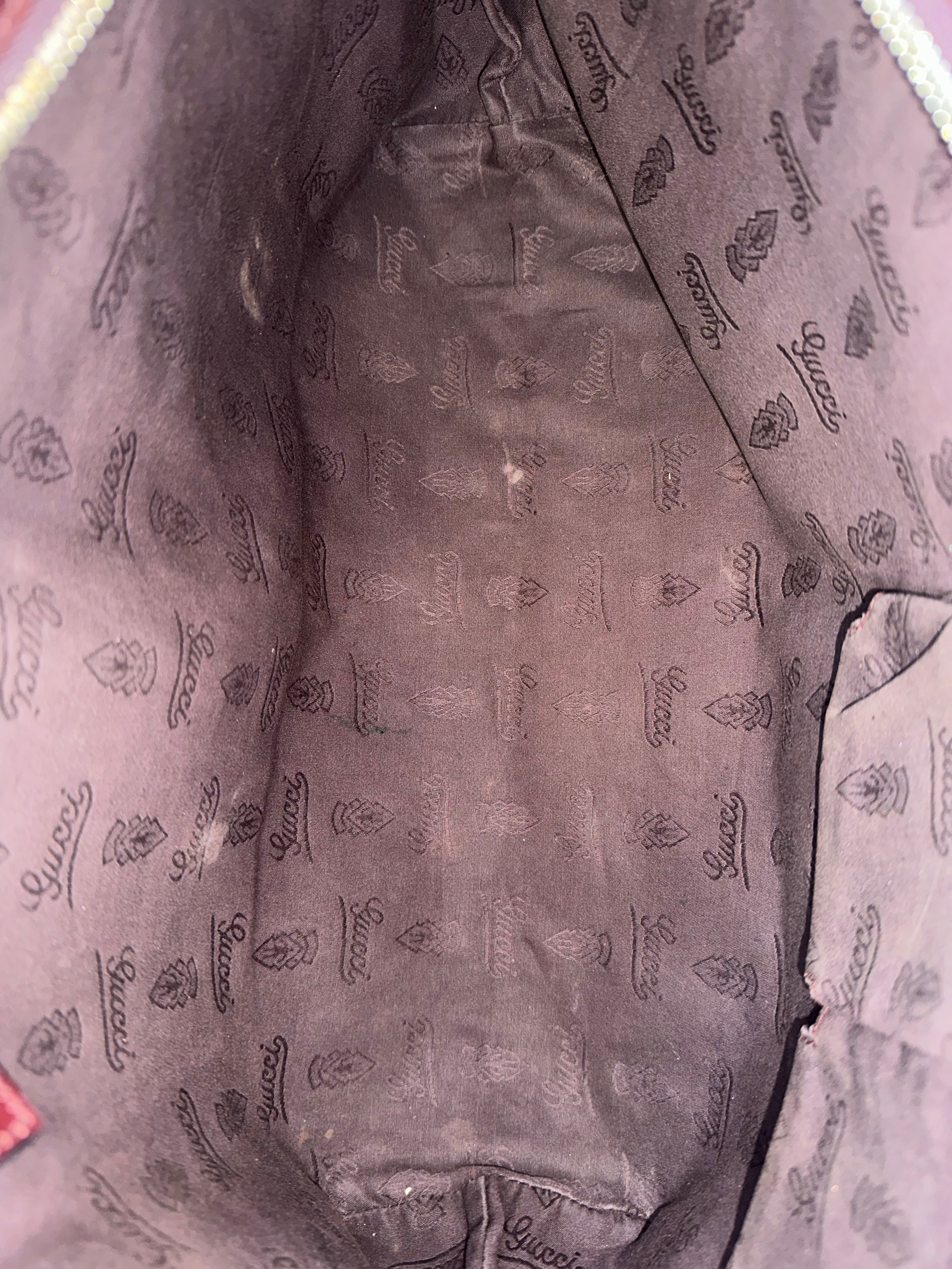 Gucci Bordeaux Tote Bag