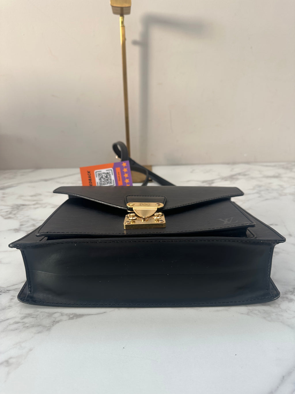 Louis Vuitton Monceau 28 Black Epi