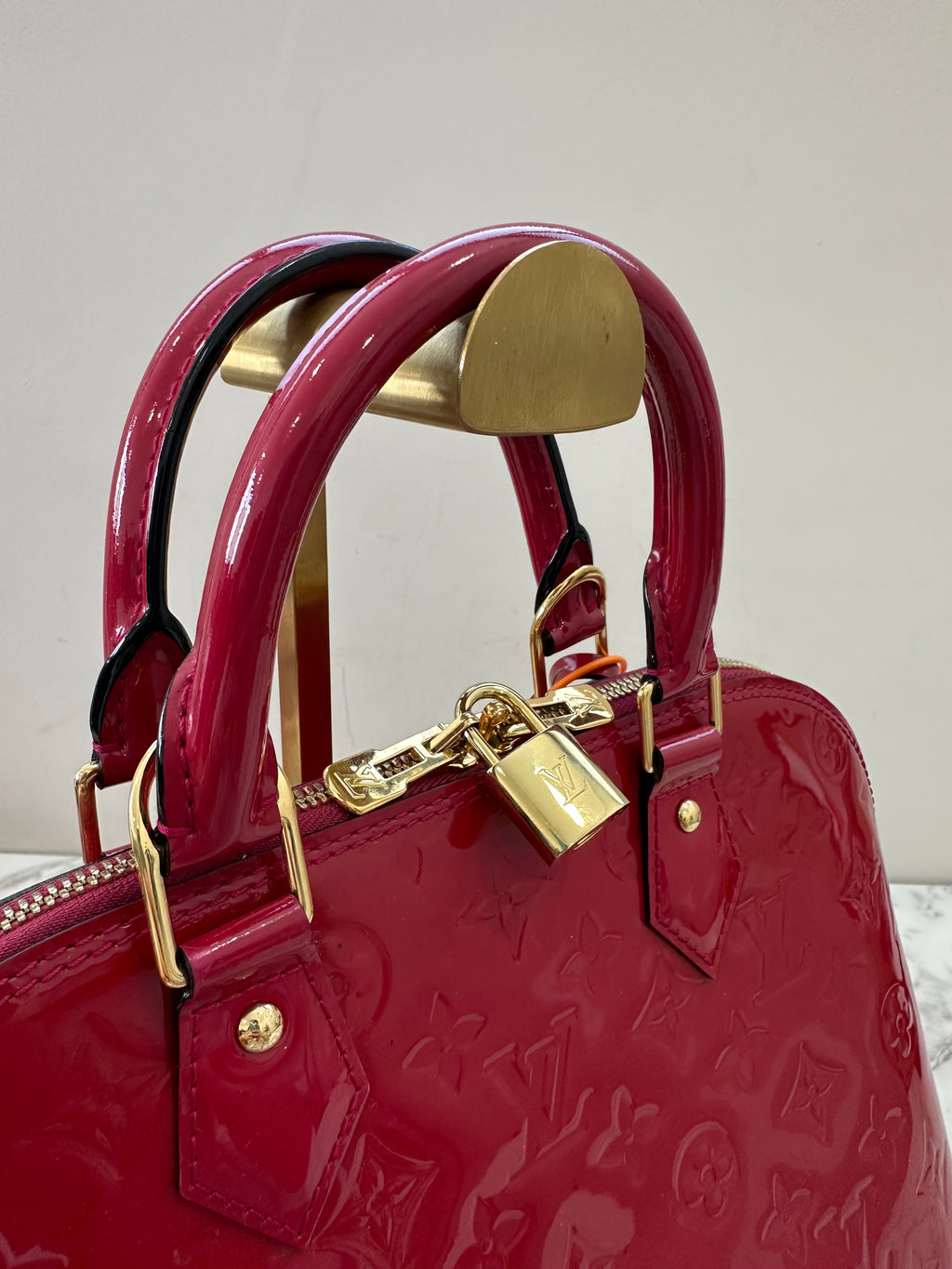 Louis Vuitton Alma Vernis Red