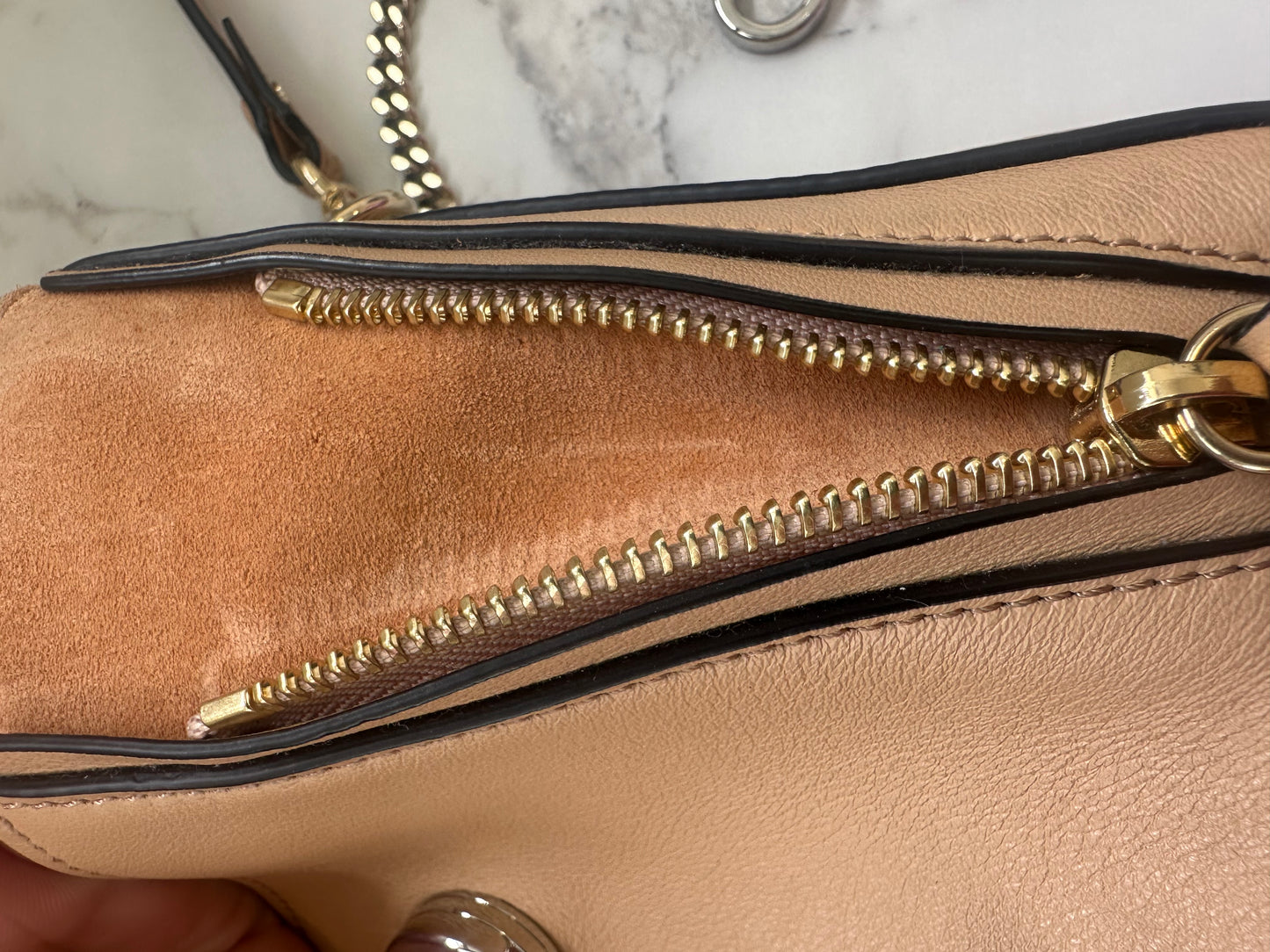 Chloe Beige 2way Bag