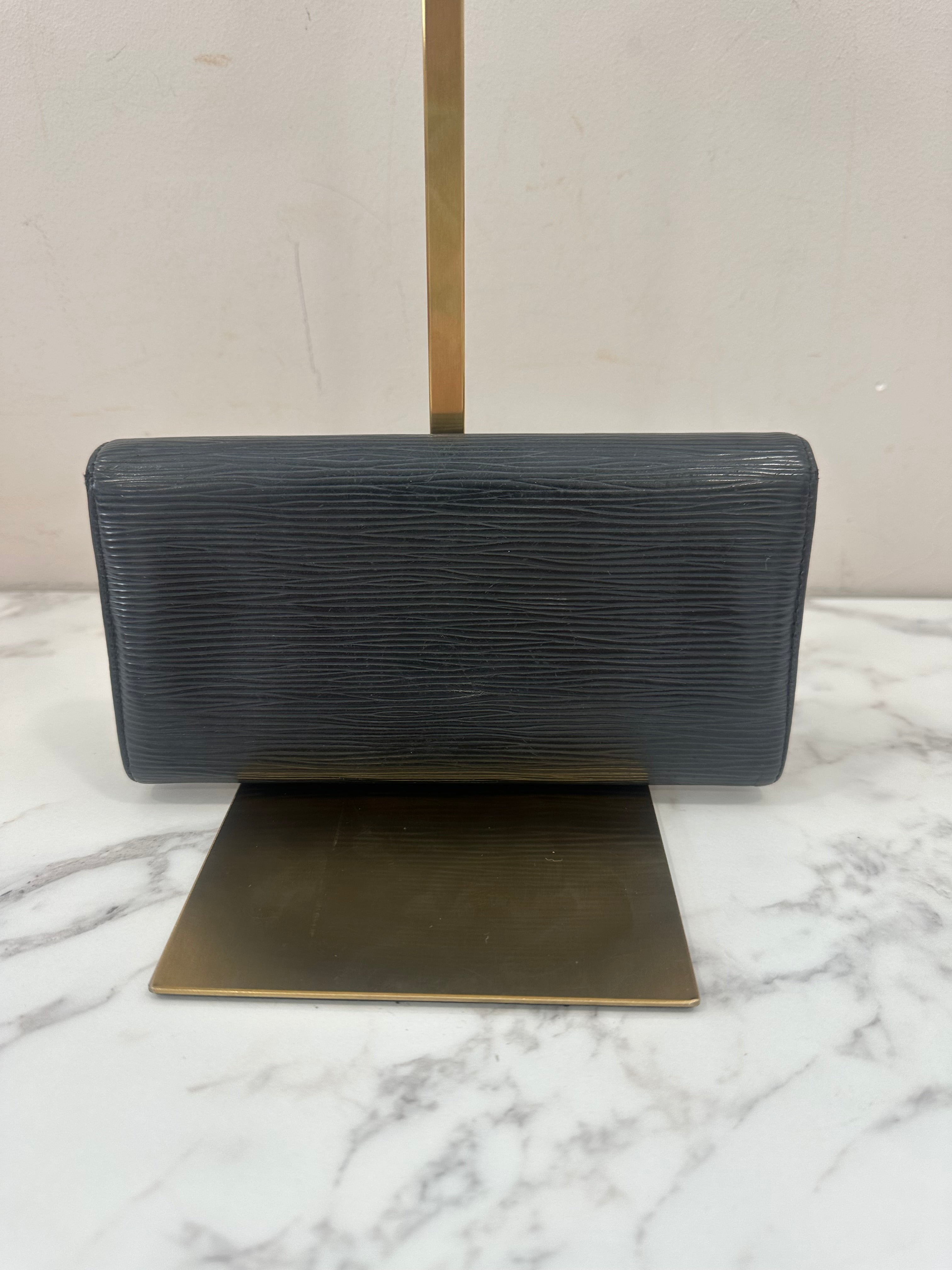 Louis Vuitton Black Epi Porte Monnaie