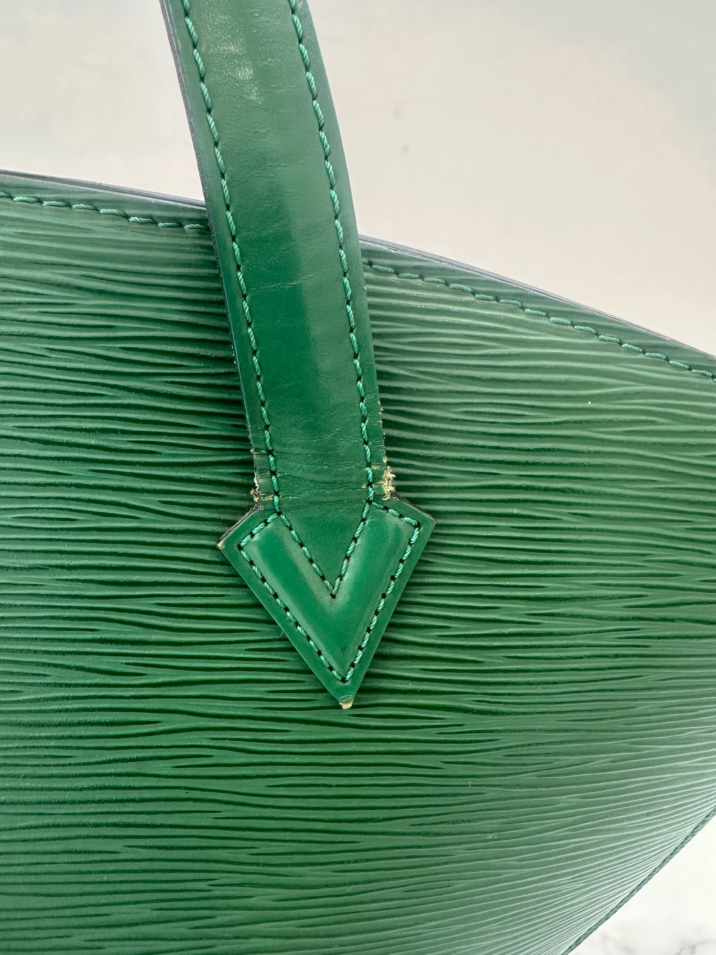 Louis Vuitton Green Epi Saint jacques