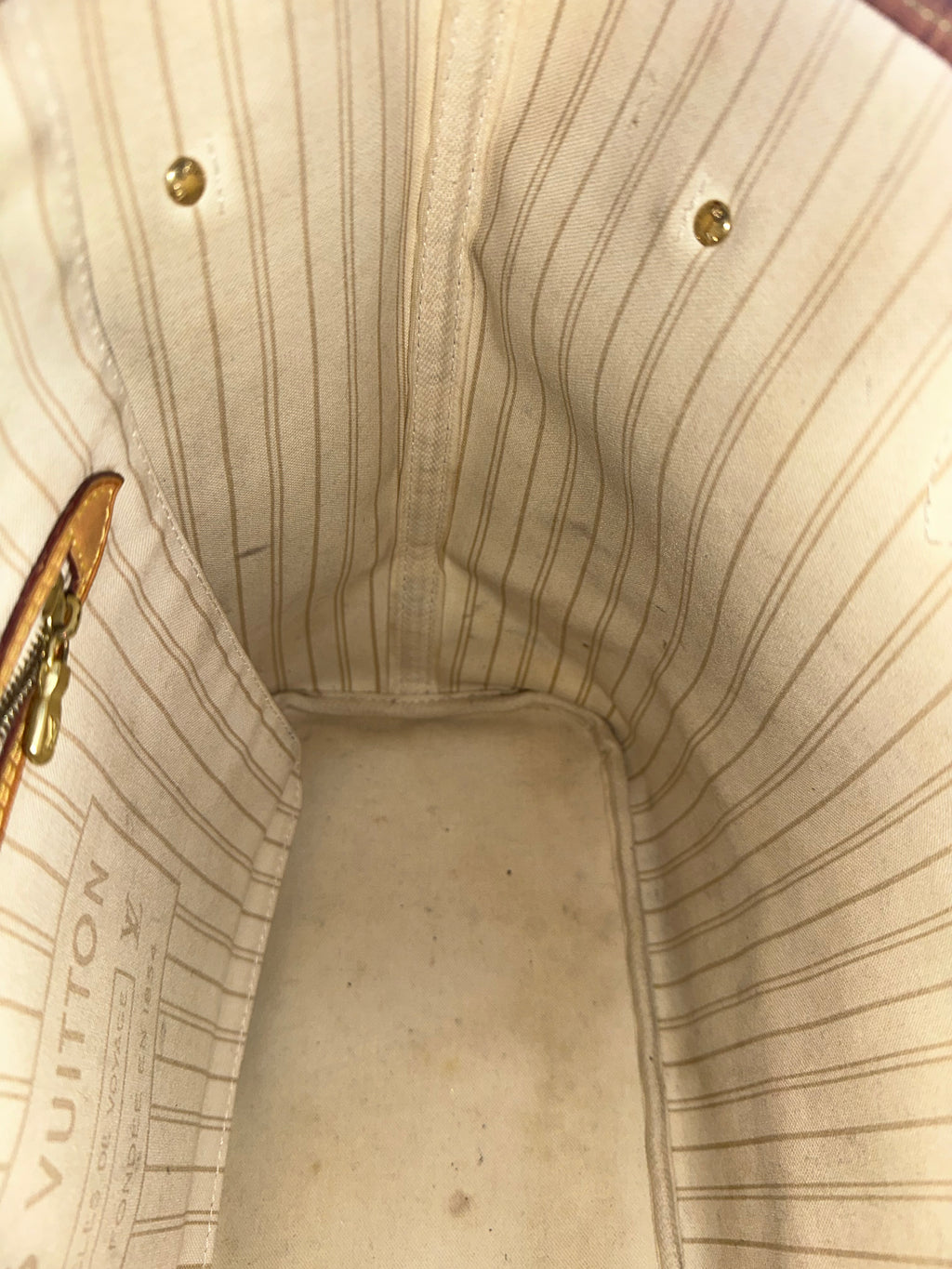 Louis Vuitton Neverfull Azur MM + Pochette