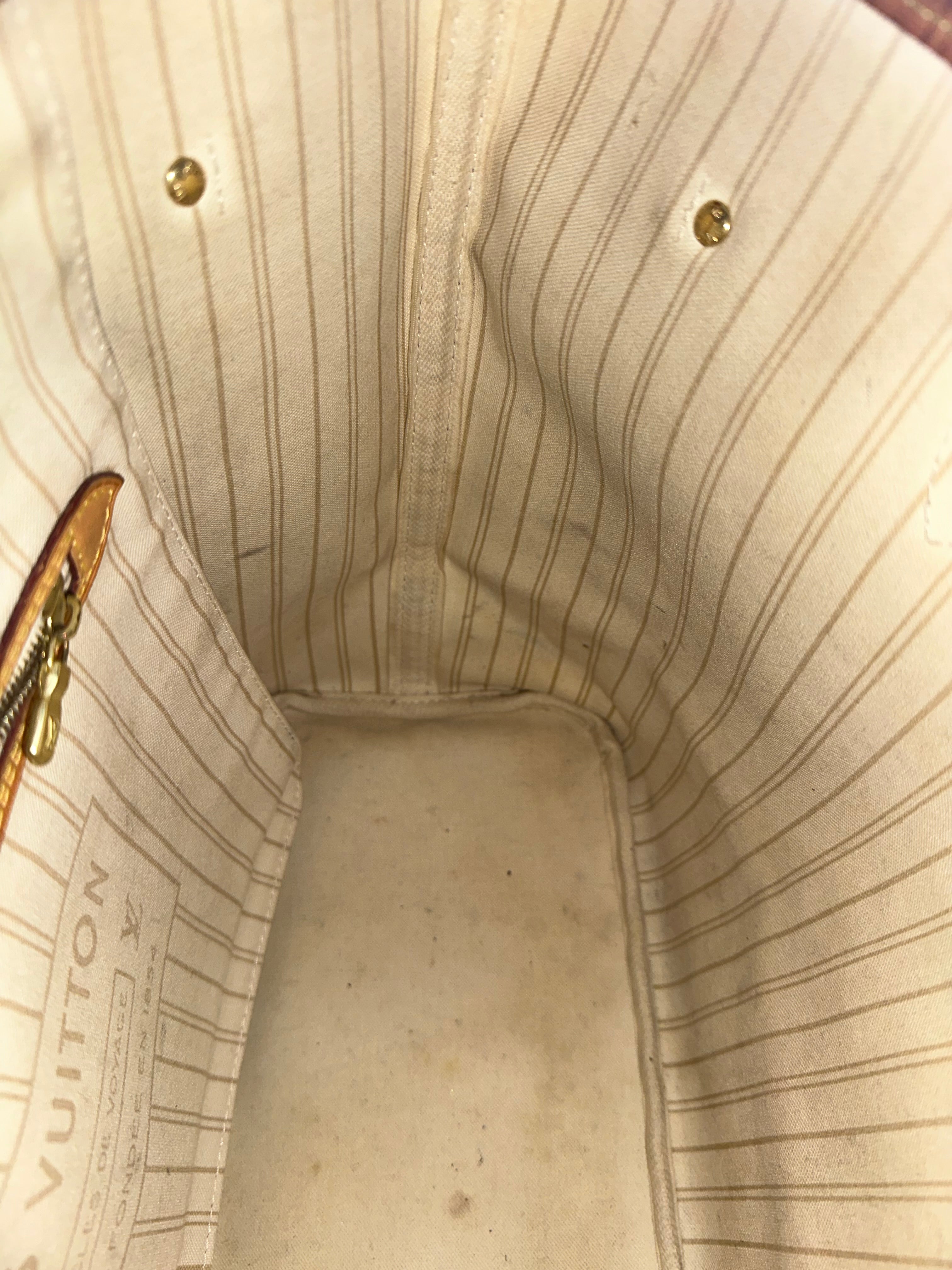 Louis Vuitton Neverfull Azur MM + Pochette