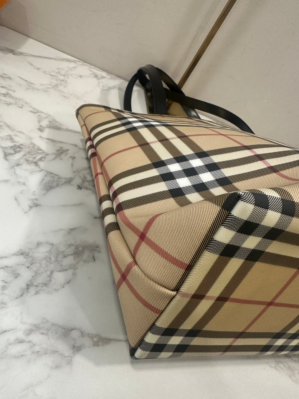 Burberry Beige PVC House Check