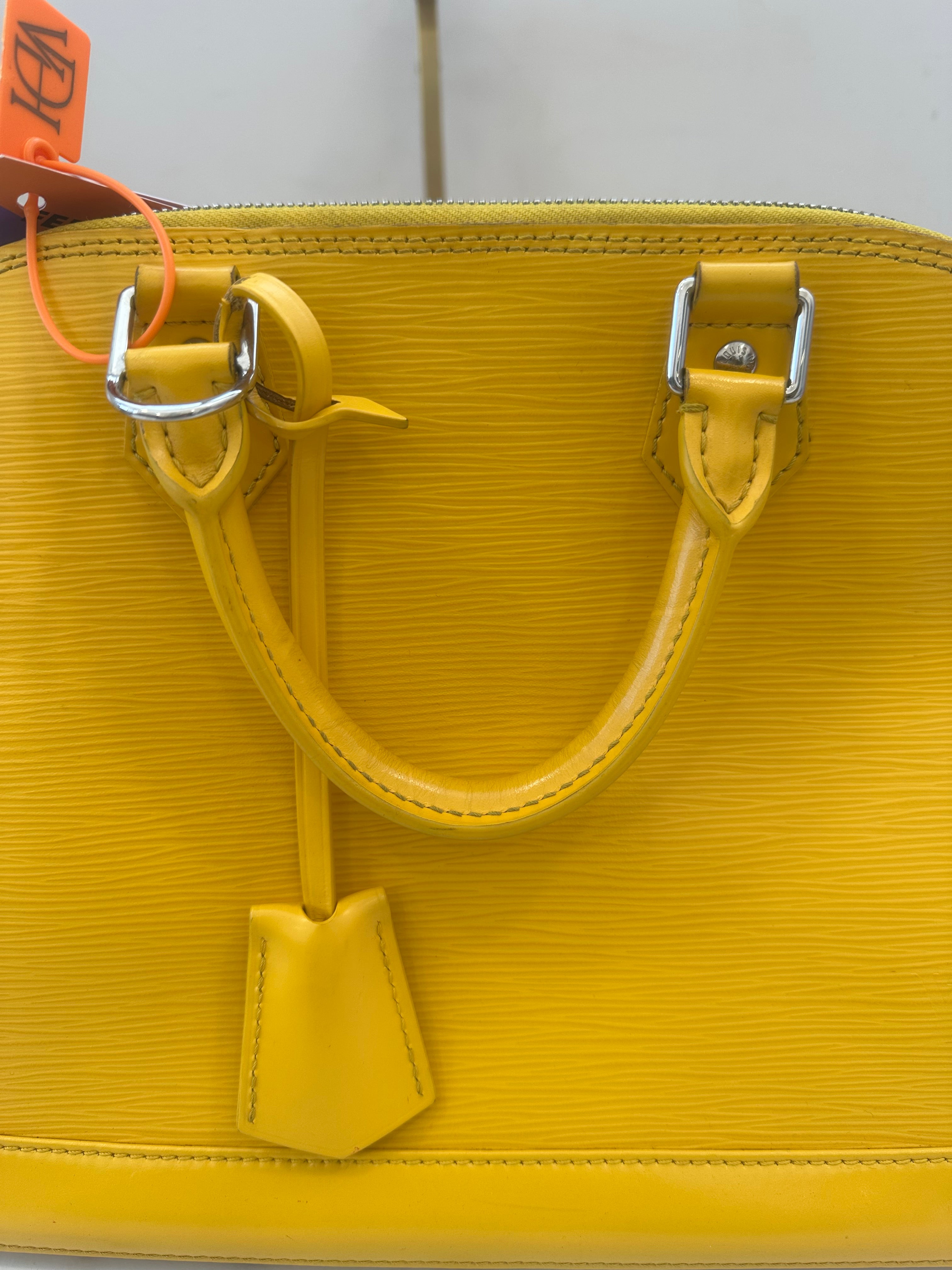 Louis Vuitton Alma PM Epi Yellow