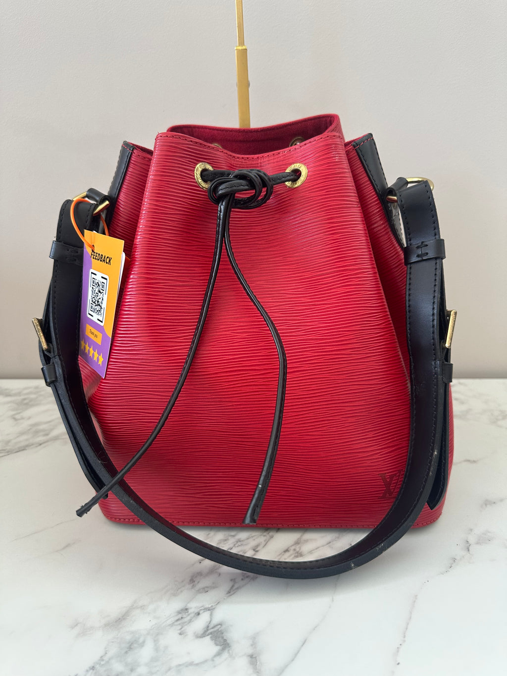 Louis Vuitton Petite Noé Epi Bicolor