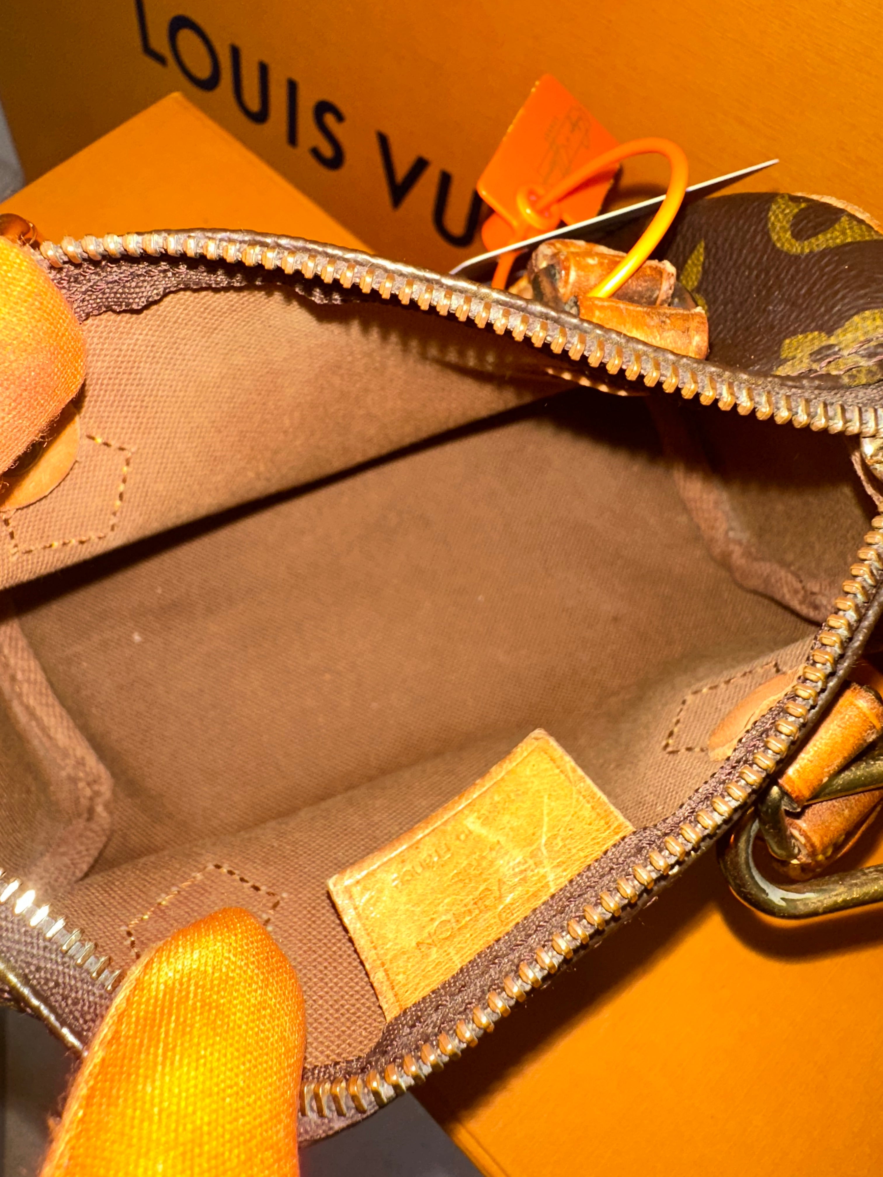 Louis Vuitton Nano Speedy + tracolla