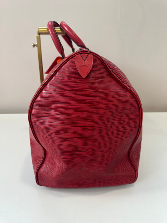 Louis Vuitton Keepall 50 Red Epi