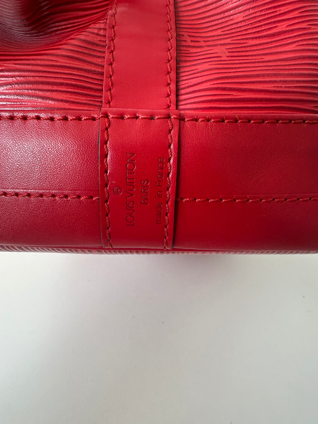 Louis Vuitton Noé Red Epi