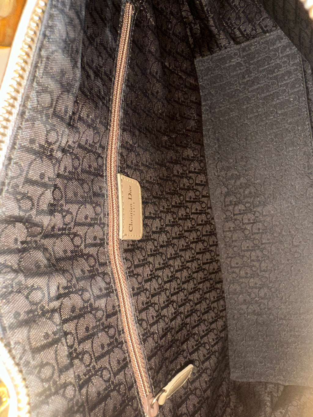 Christian Dior Beige Leather Lady