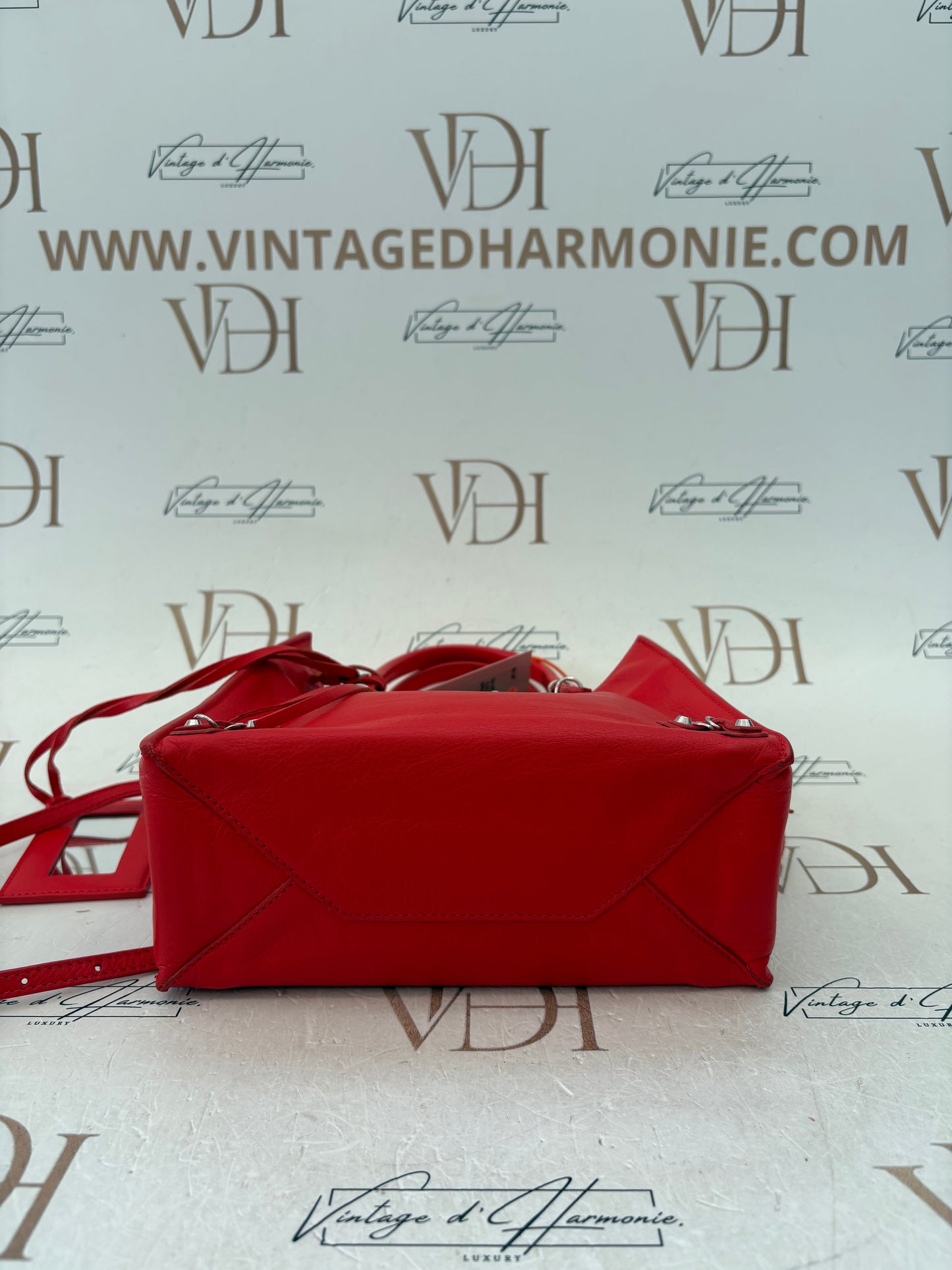 018102 - Balenciaga Red Papier Mini