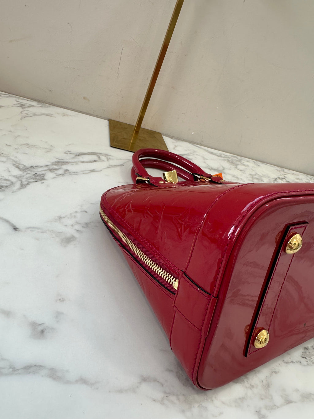 Louis Vuitton Alma Vernis Red