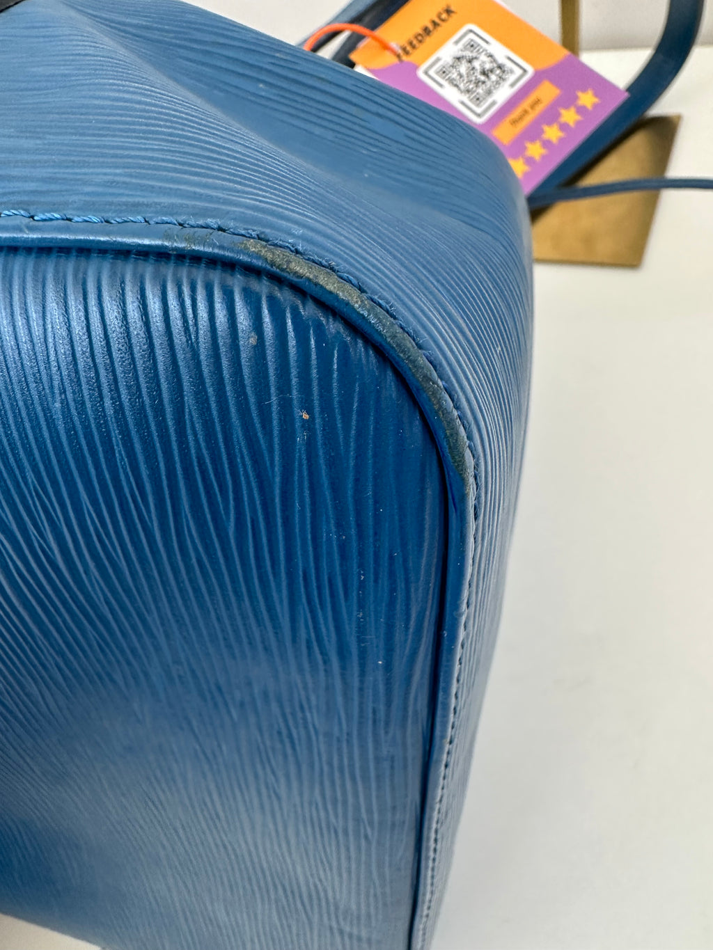 Louis Vuitton Petite Noé Epi Blue