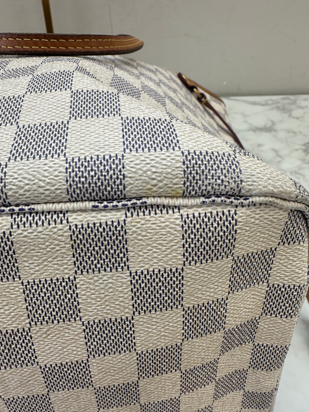 Louis Vuitton Neverfull Azur MM + Pochette