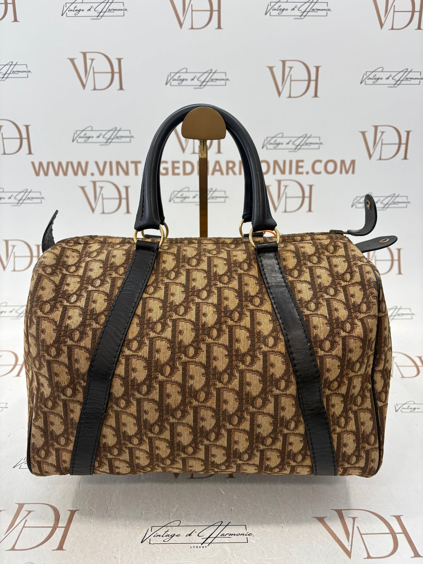 018597 - Christian Dior Brown Trotter Duffle