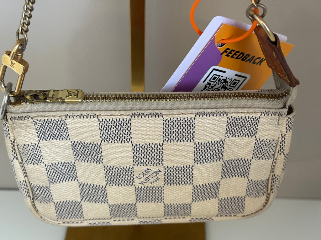 Louis Vuitton mini Pochette Damier Azur