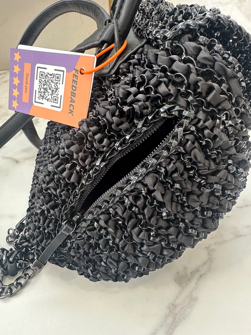 Black wirebag Backpack