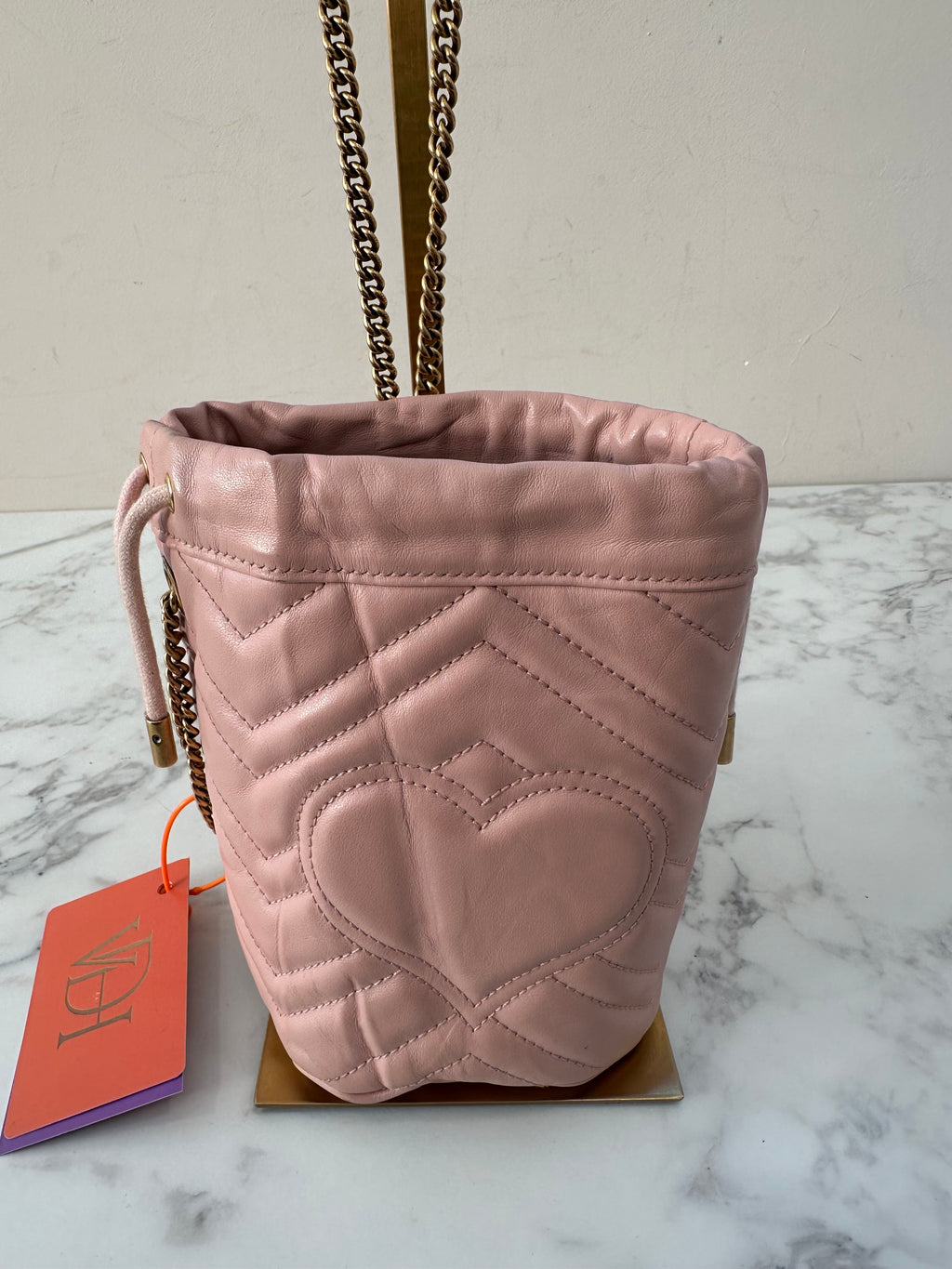 Gucci Marmont Pink Bucket