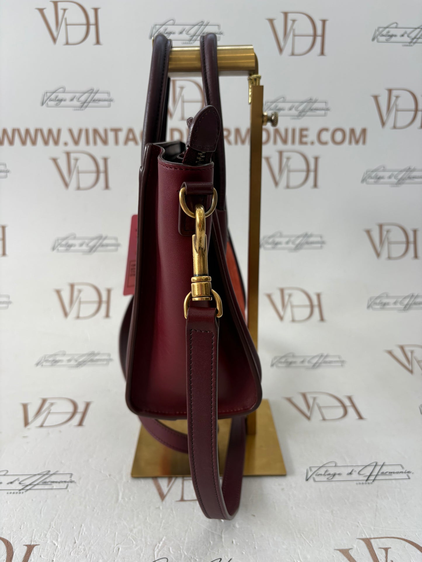 018569 - Céline Red Luggage Nano