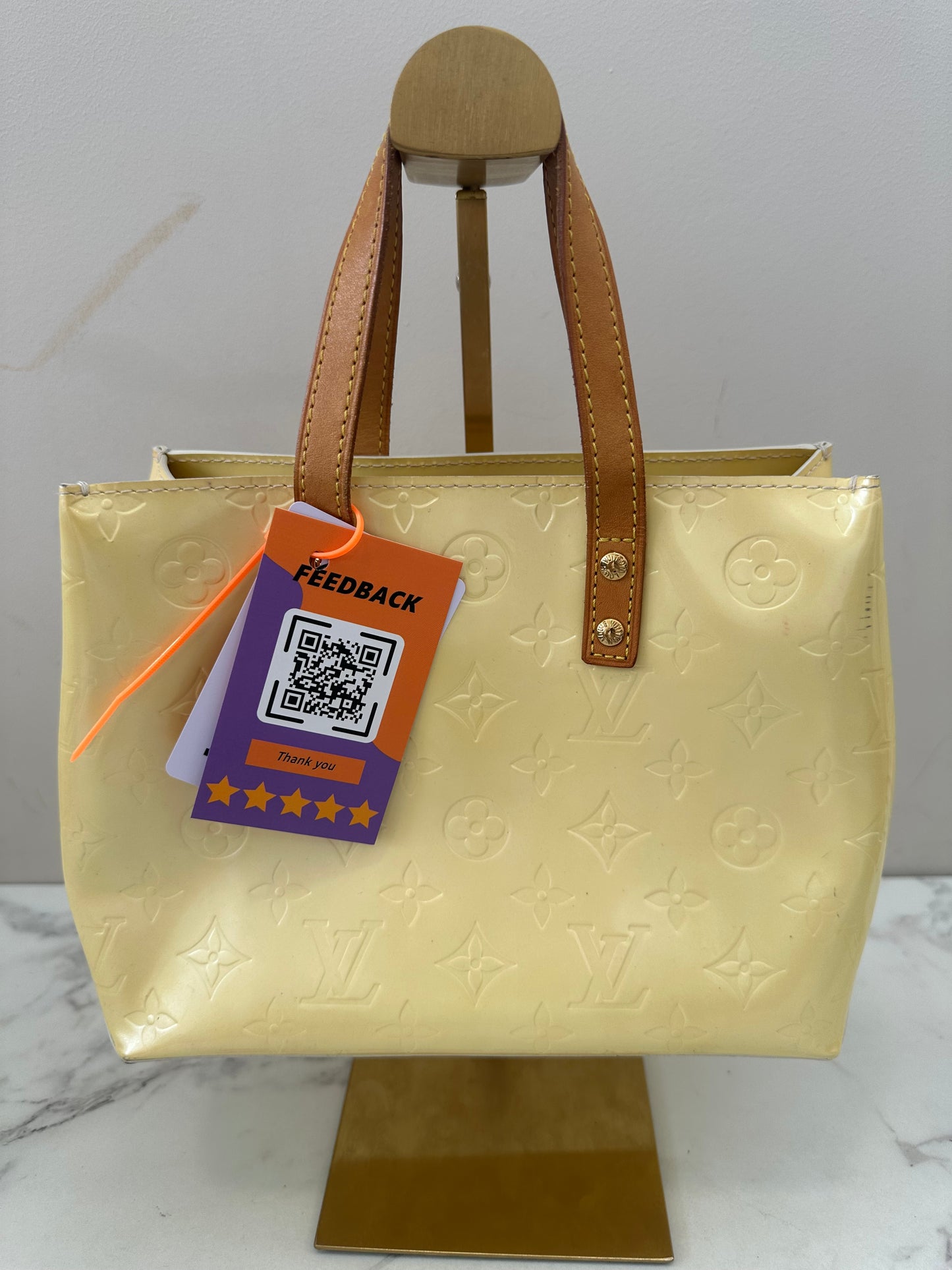 Louis Vuitton Reade PM Vernis Yellow