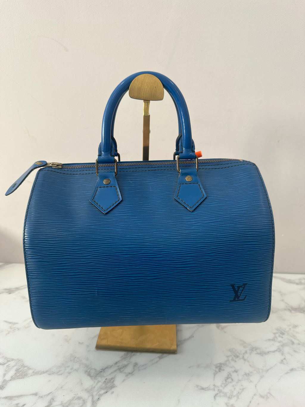 Louis Vuitton Speedy 25 Epi Blue
