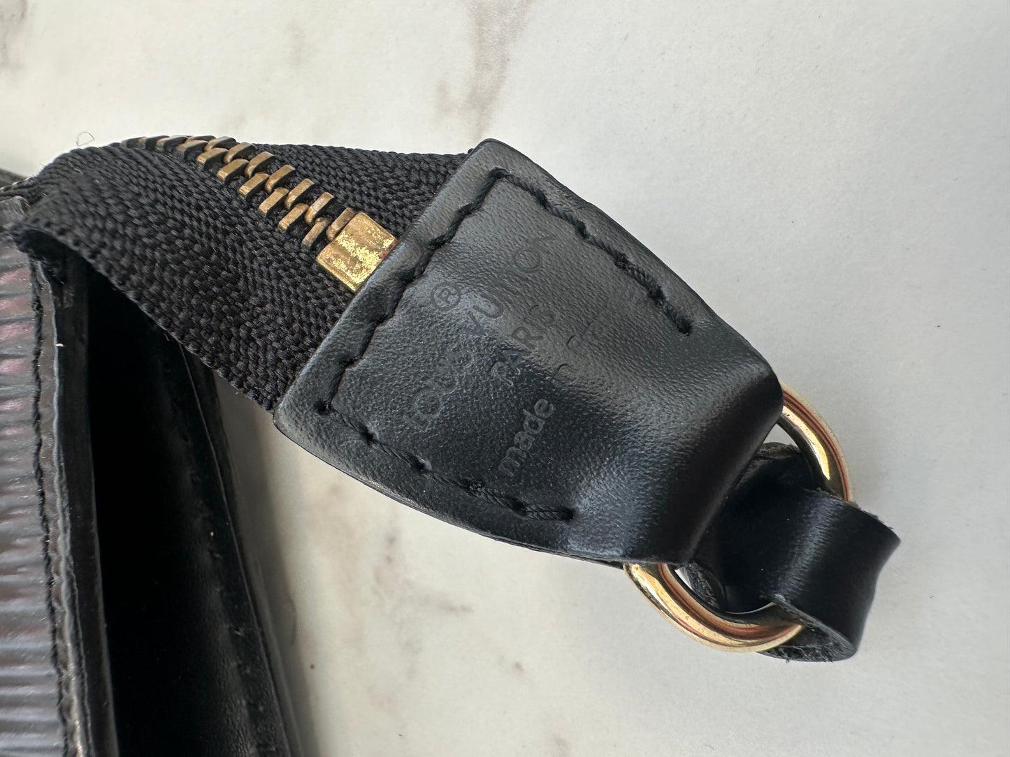 Louis Vuitton Pochette Epi Black