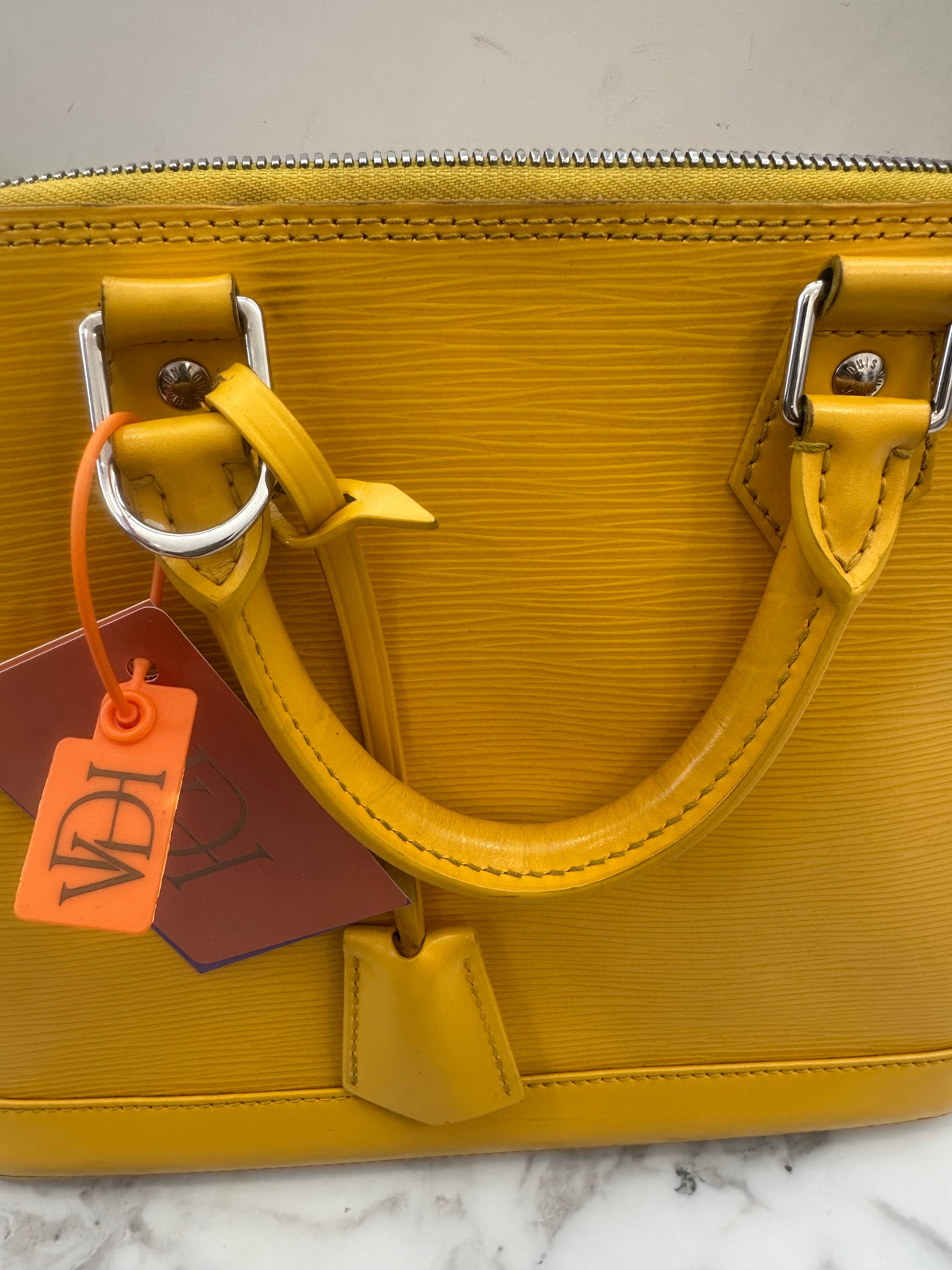 Louis Vuitton Alma PM Epi Yellow