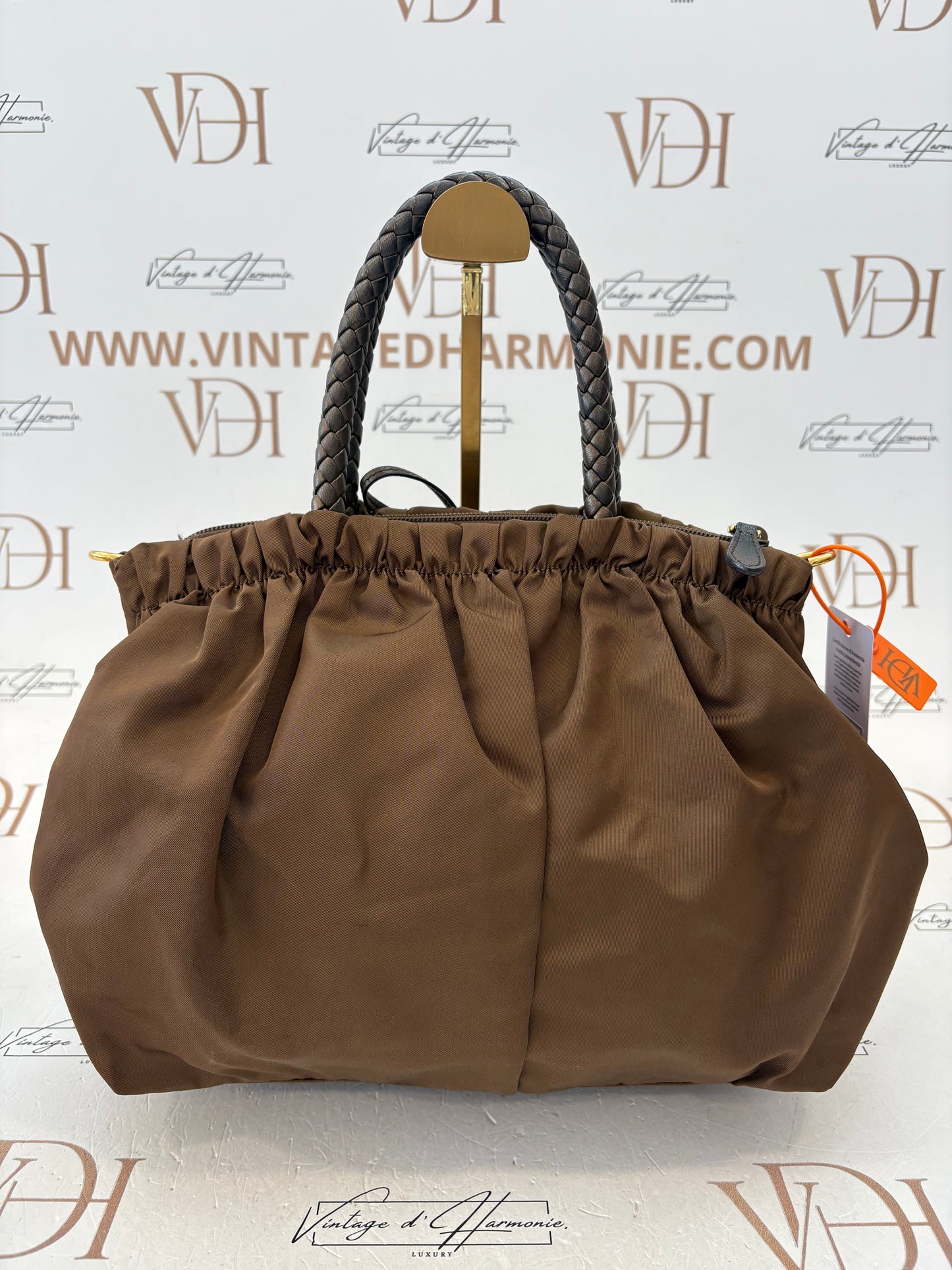 018180 - Prada Brown Nylon