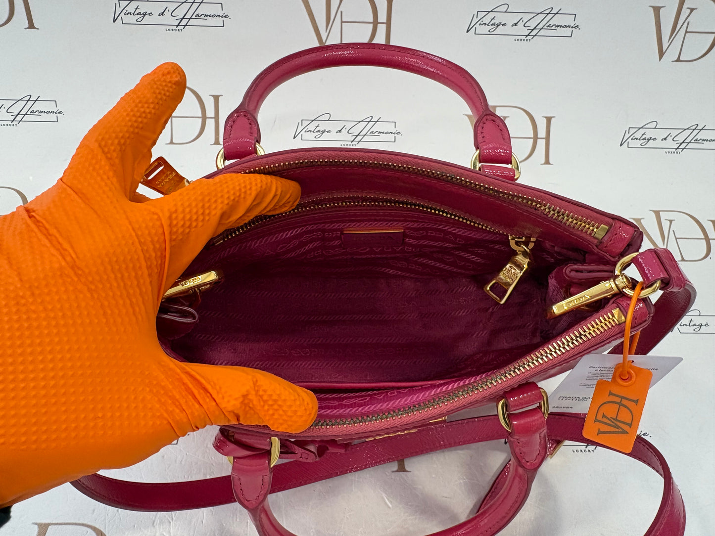 382954 - Prada Galleria Nano Pink
