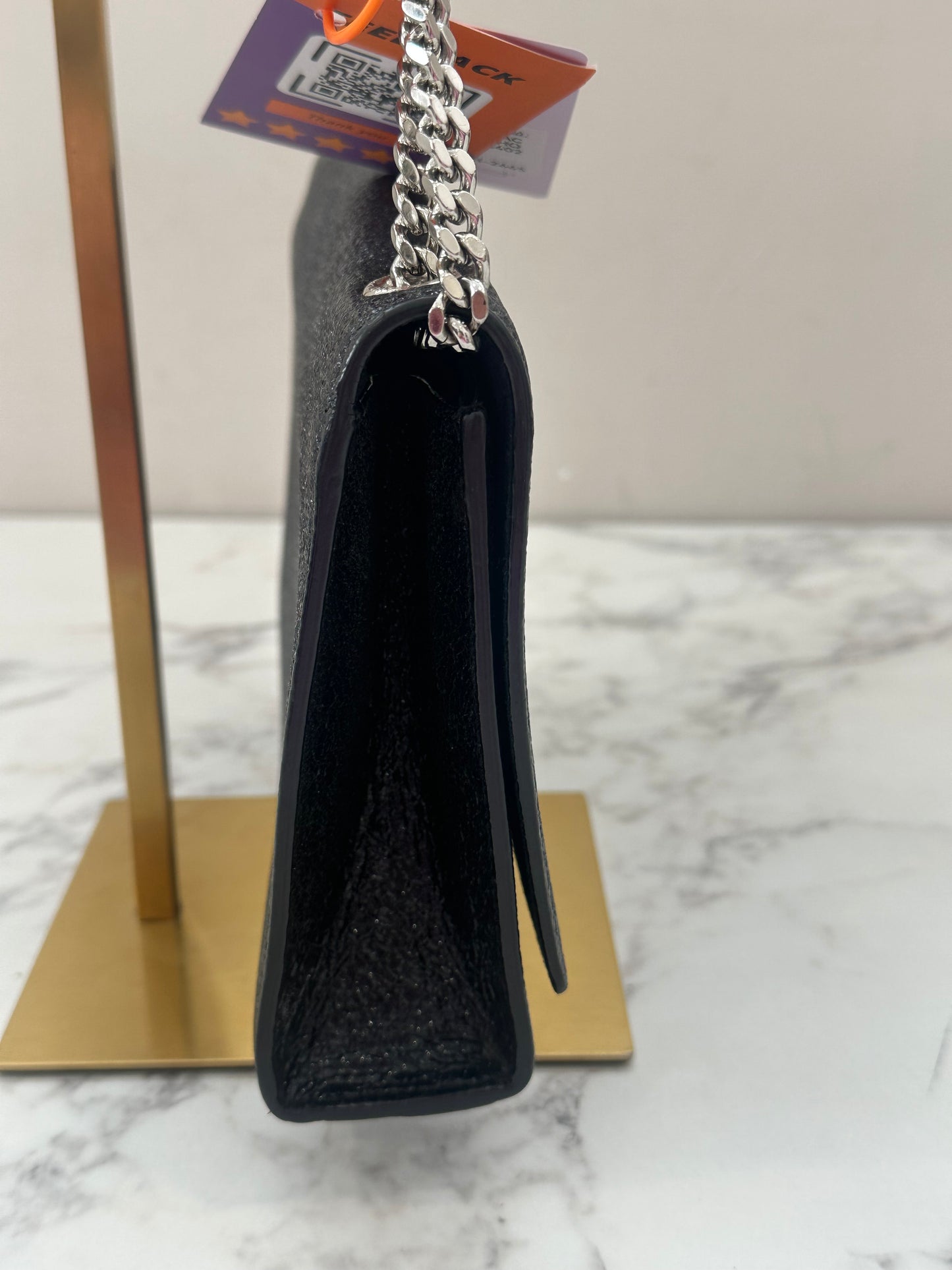 Saint Laurent Black Leather kate