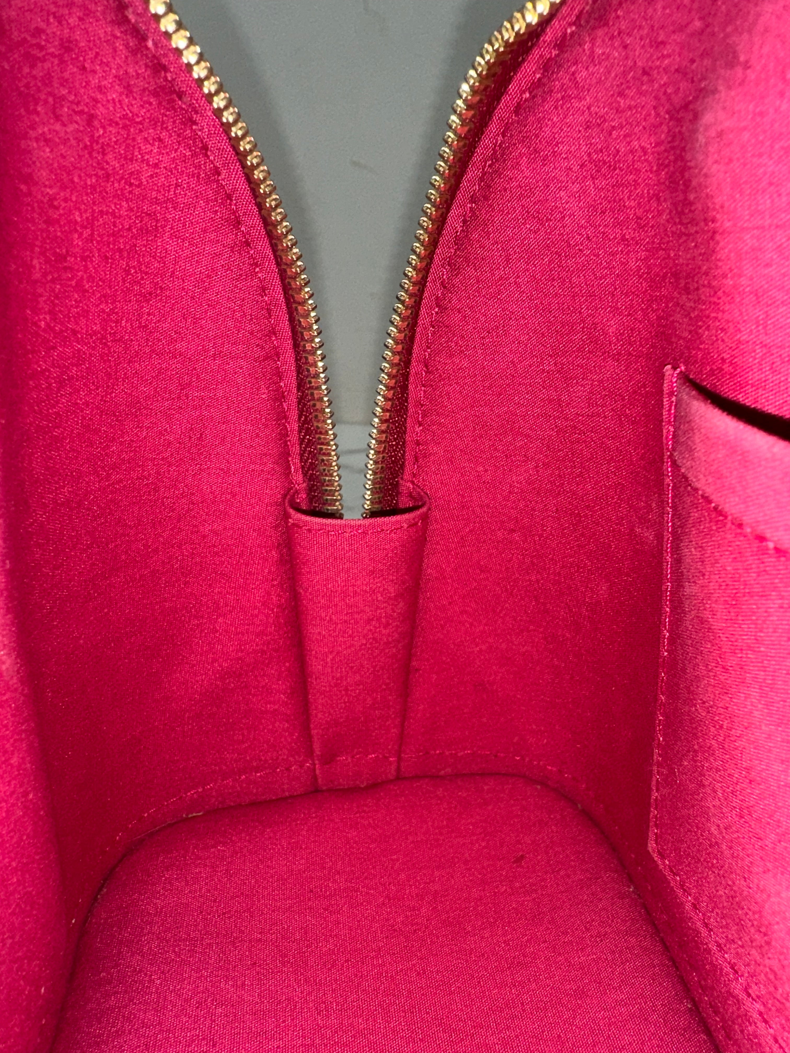 Louis Vuitton Alma BB Vernis Red