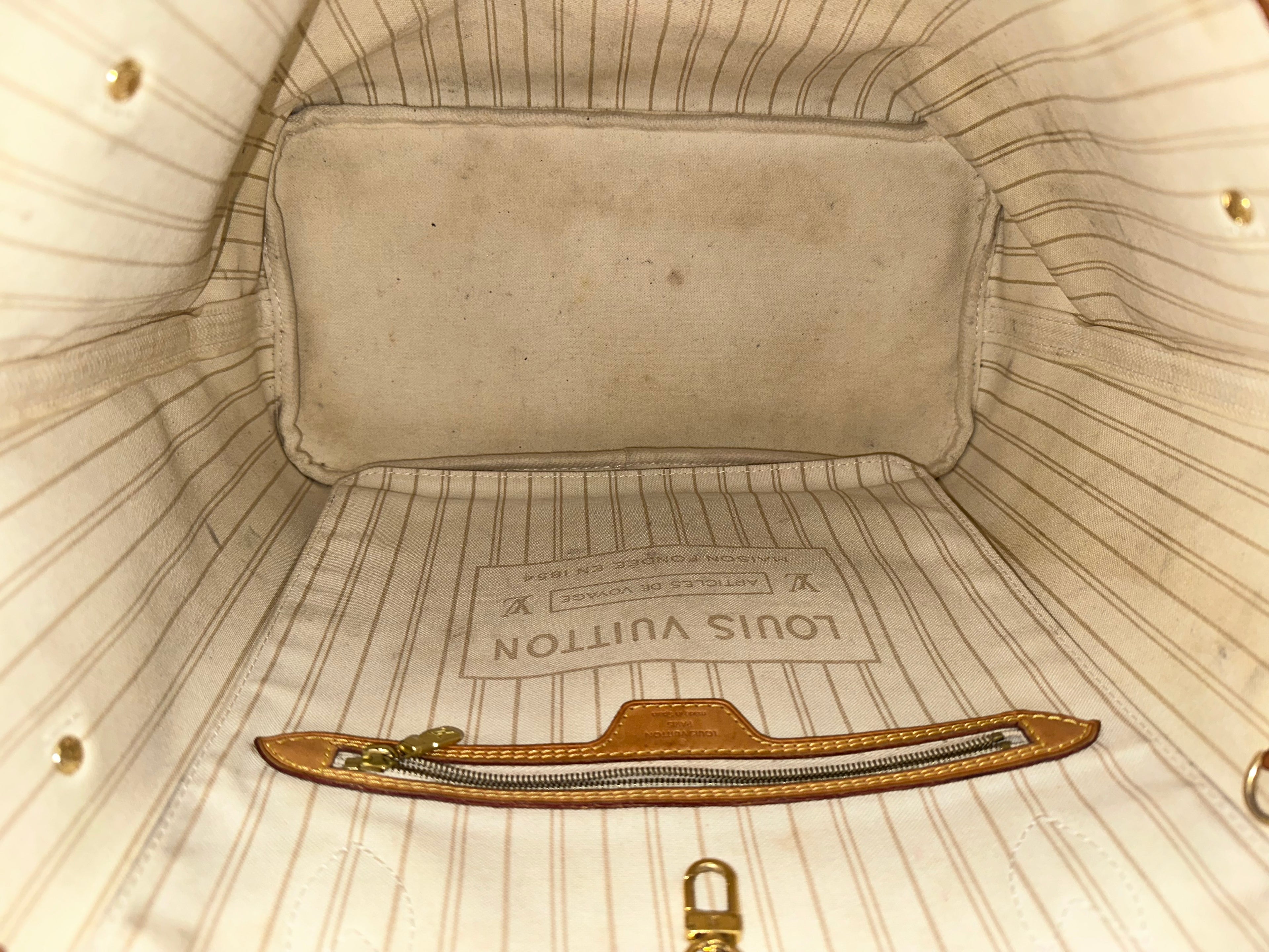 Louis Vuitton Neverfull Azur MM + Pochette