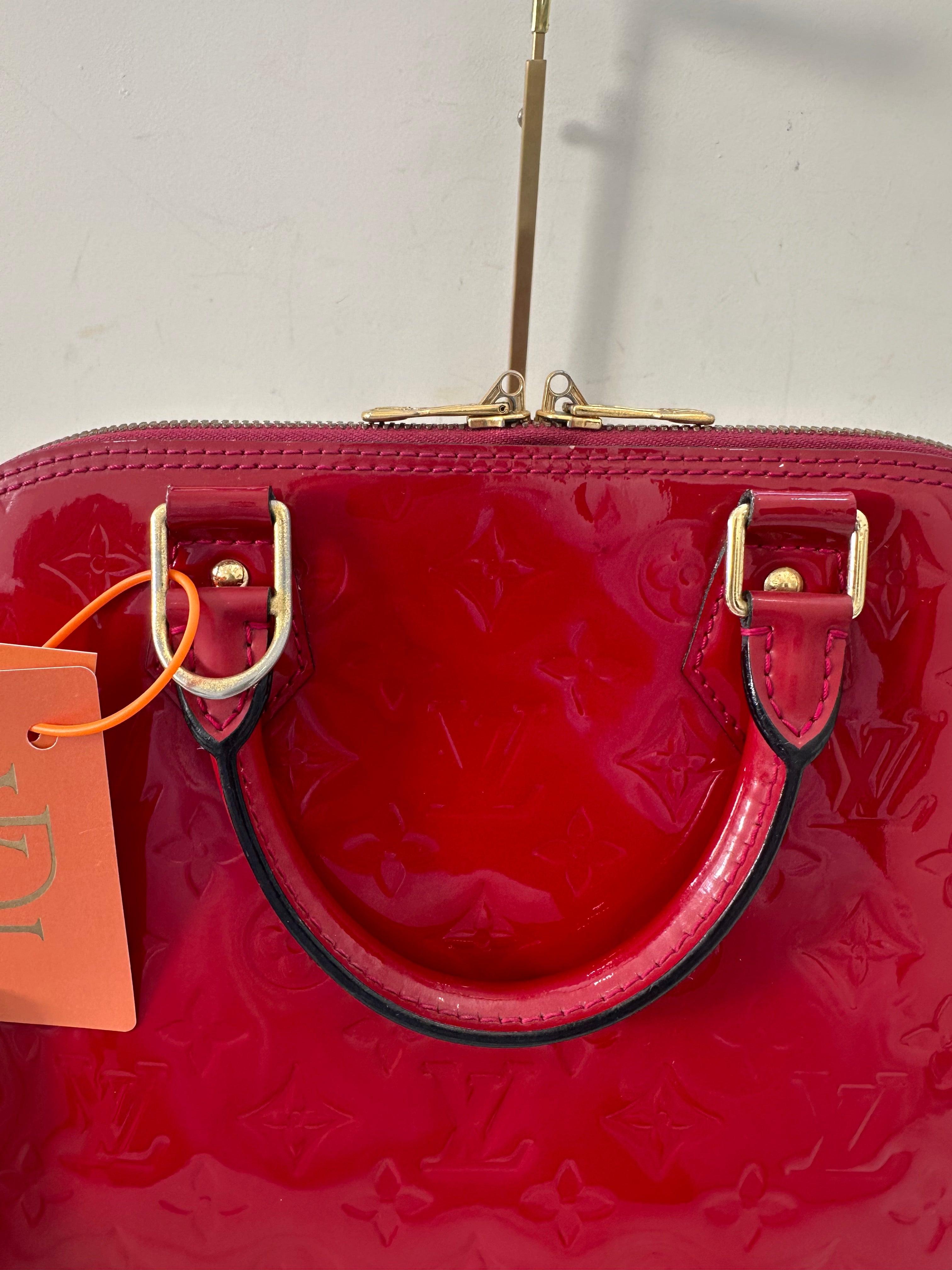 Louis Vuitton Alma Vernis Red