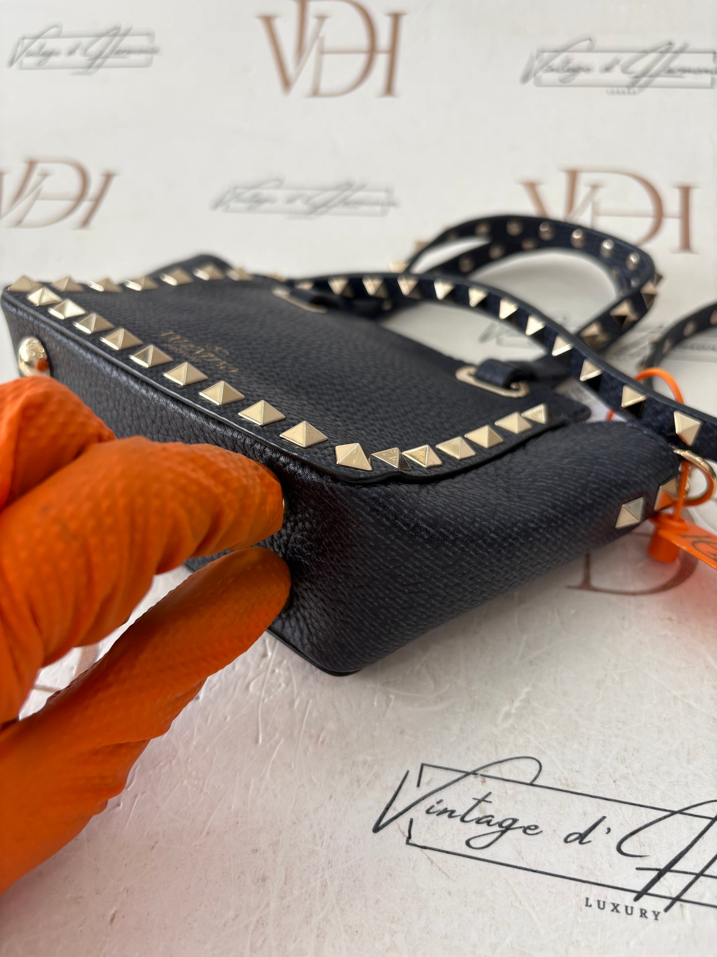 018210 - Valentino Blue Studded