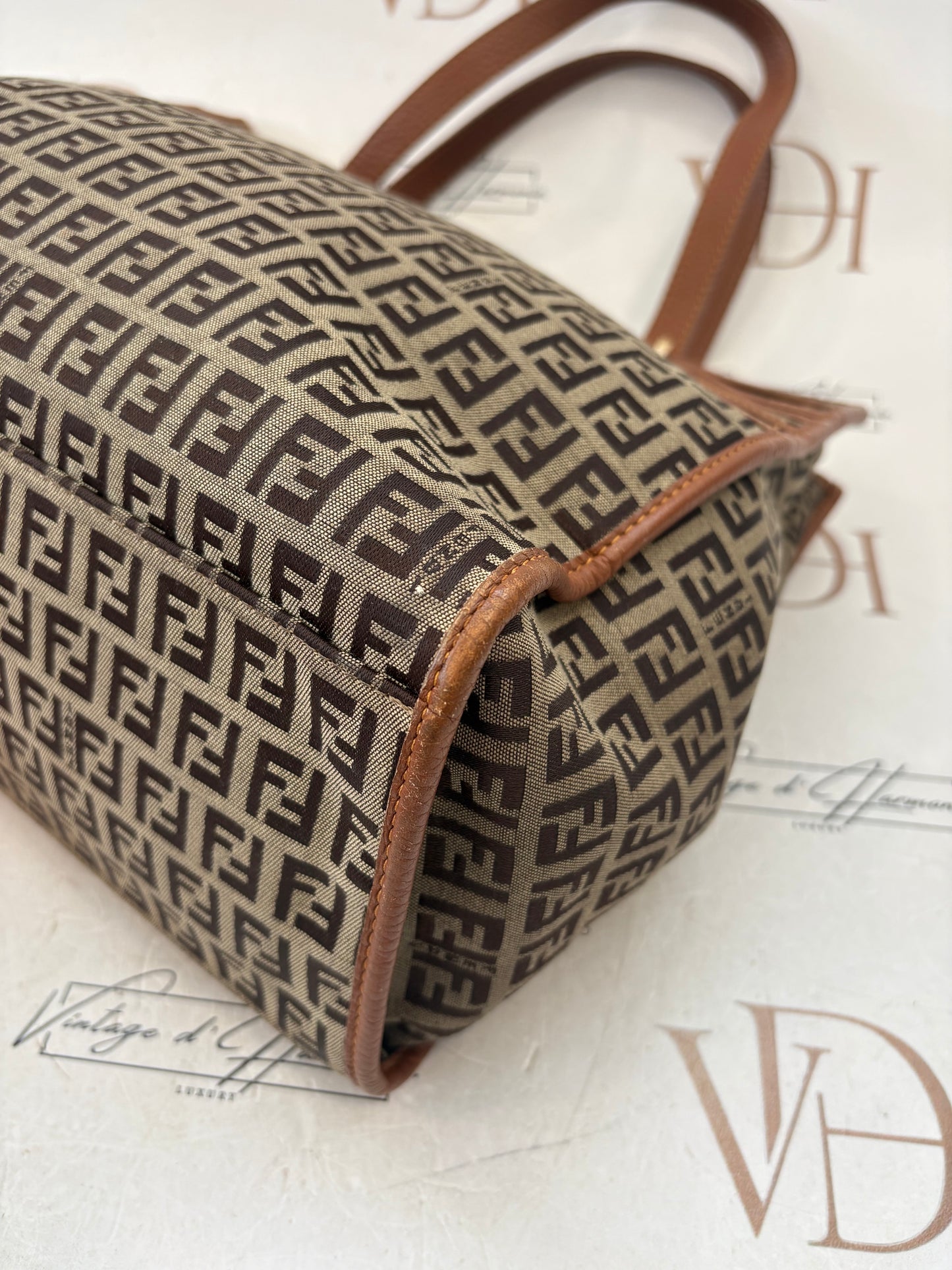 018161 - Fendi Brown Zucchino