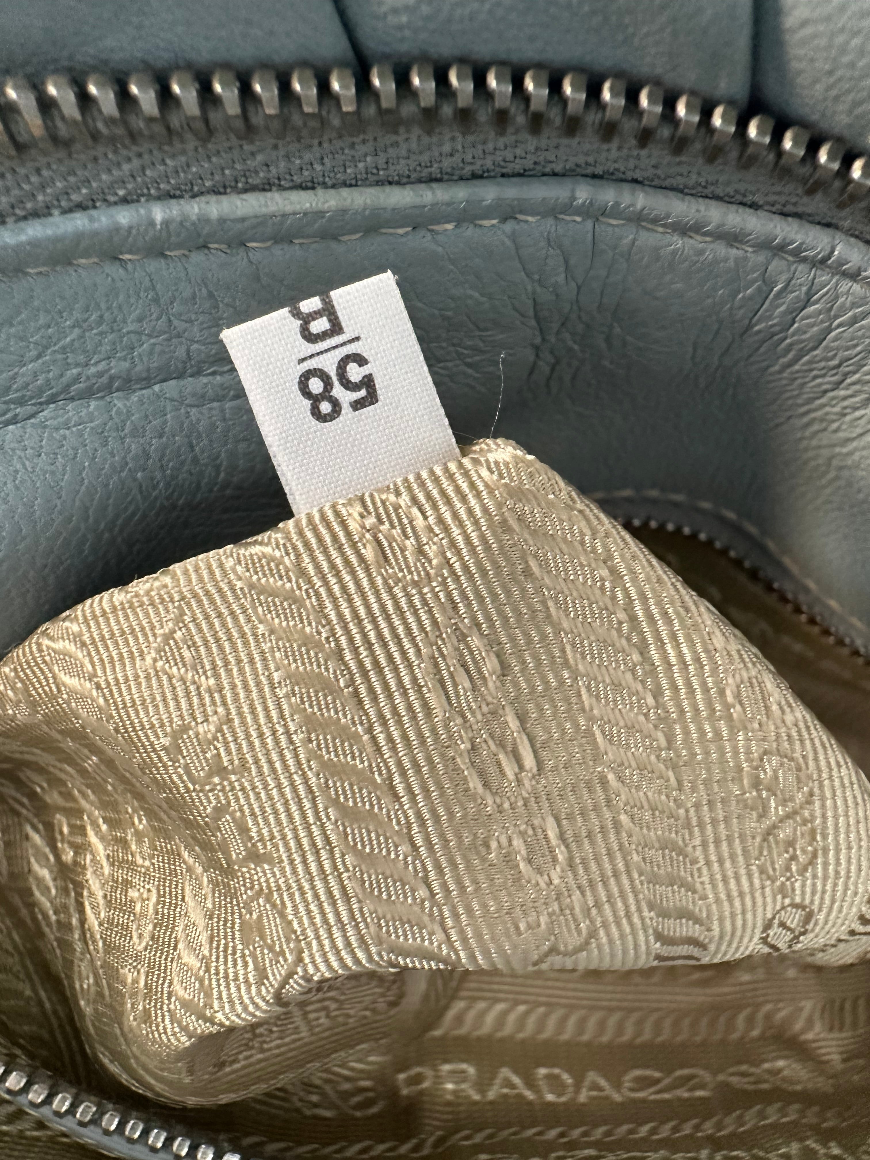 Prada Gaufre Ice Gray