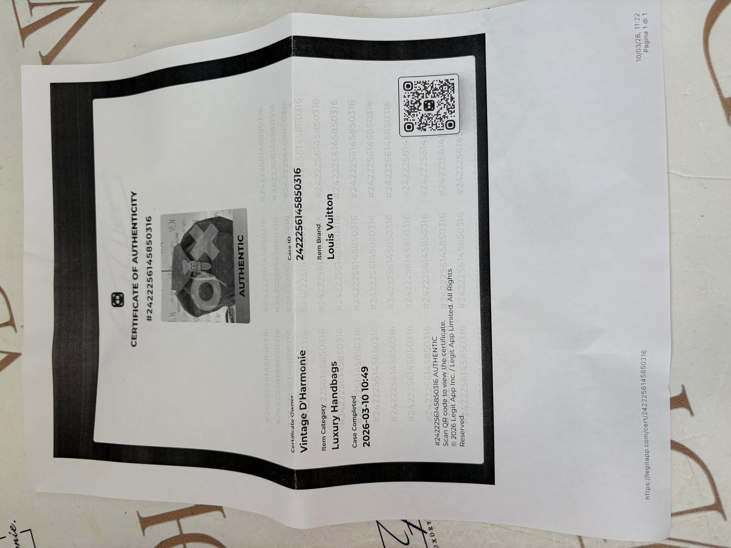 018565 - Louis Vuitton Montsouris GM