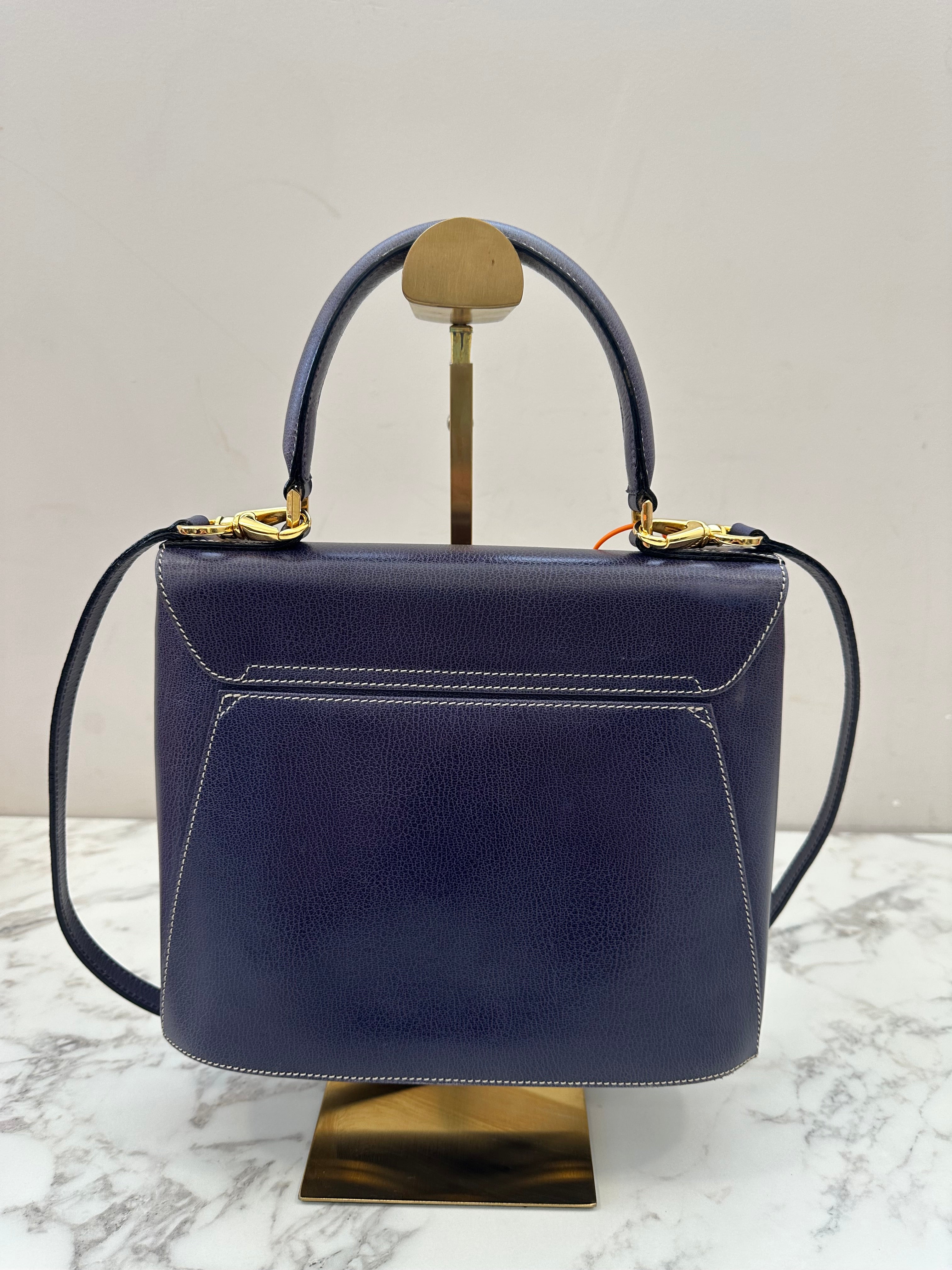 Salvatore Ferragamo Blue Leather