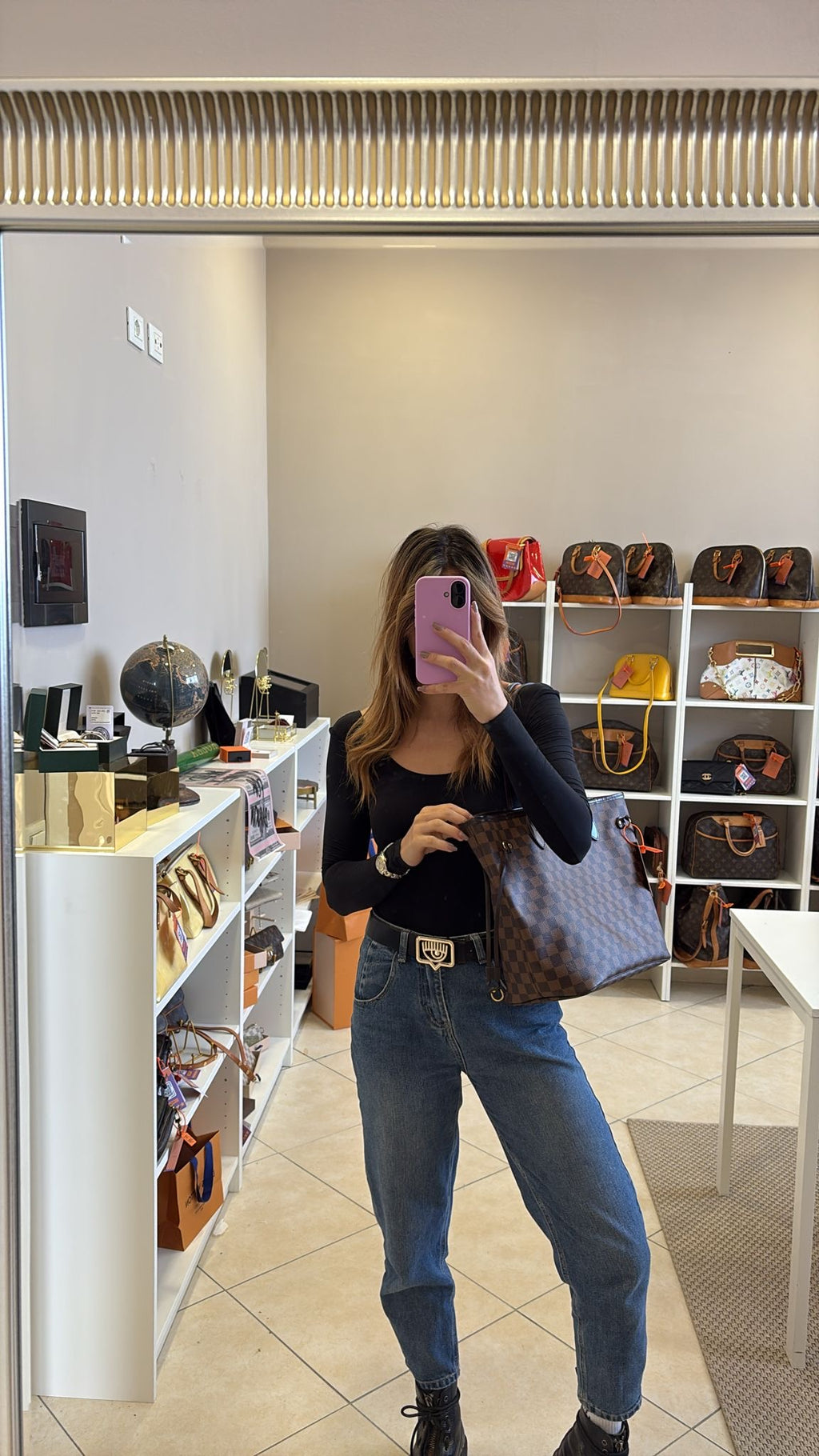 Louis Vuitton Neverfull Ebene