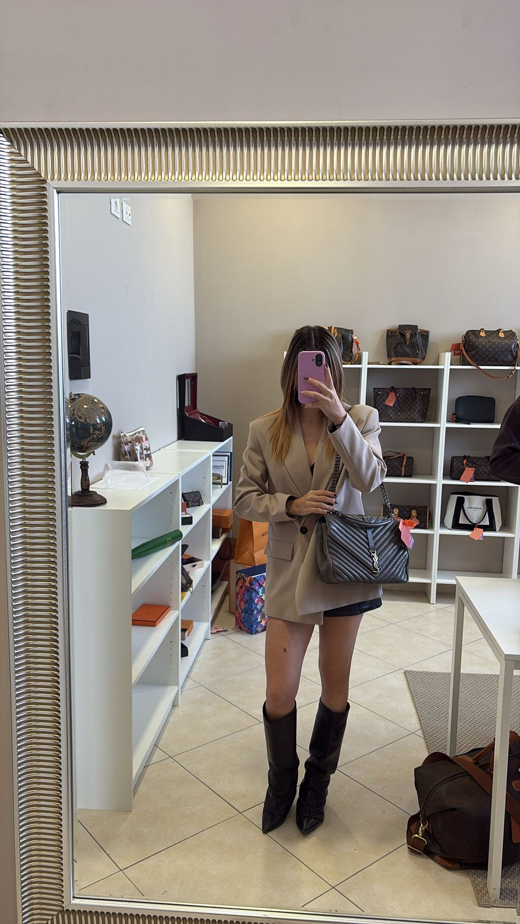 Saint Laurent College Light Brown