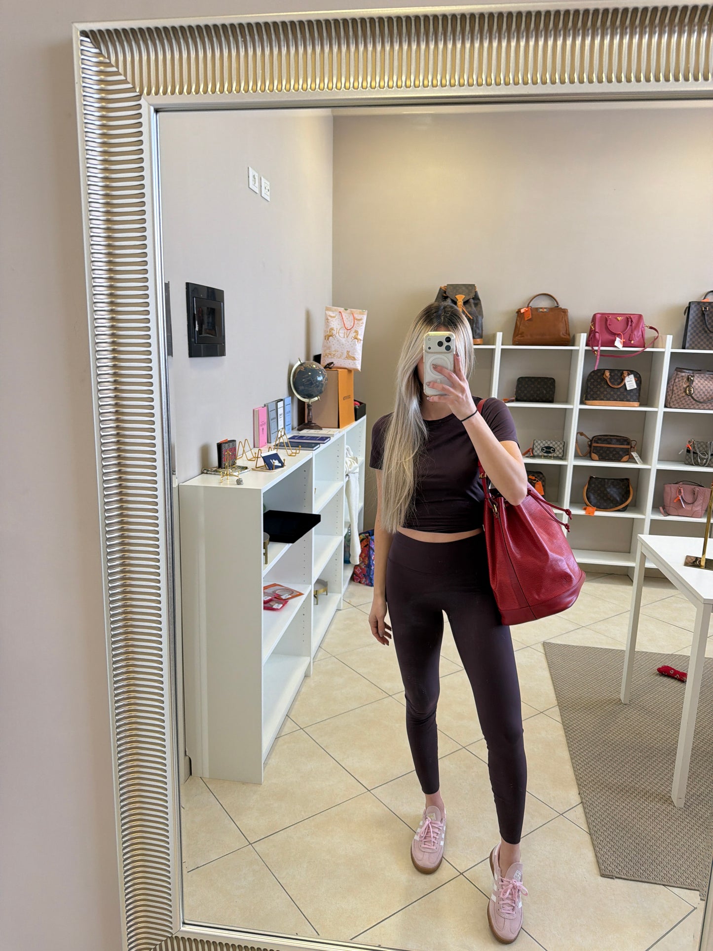 017848 - Louis Vuitton Red Epi Noè