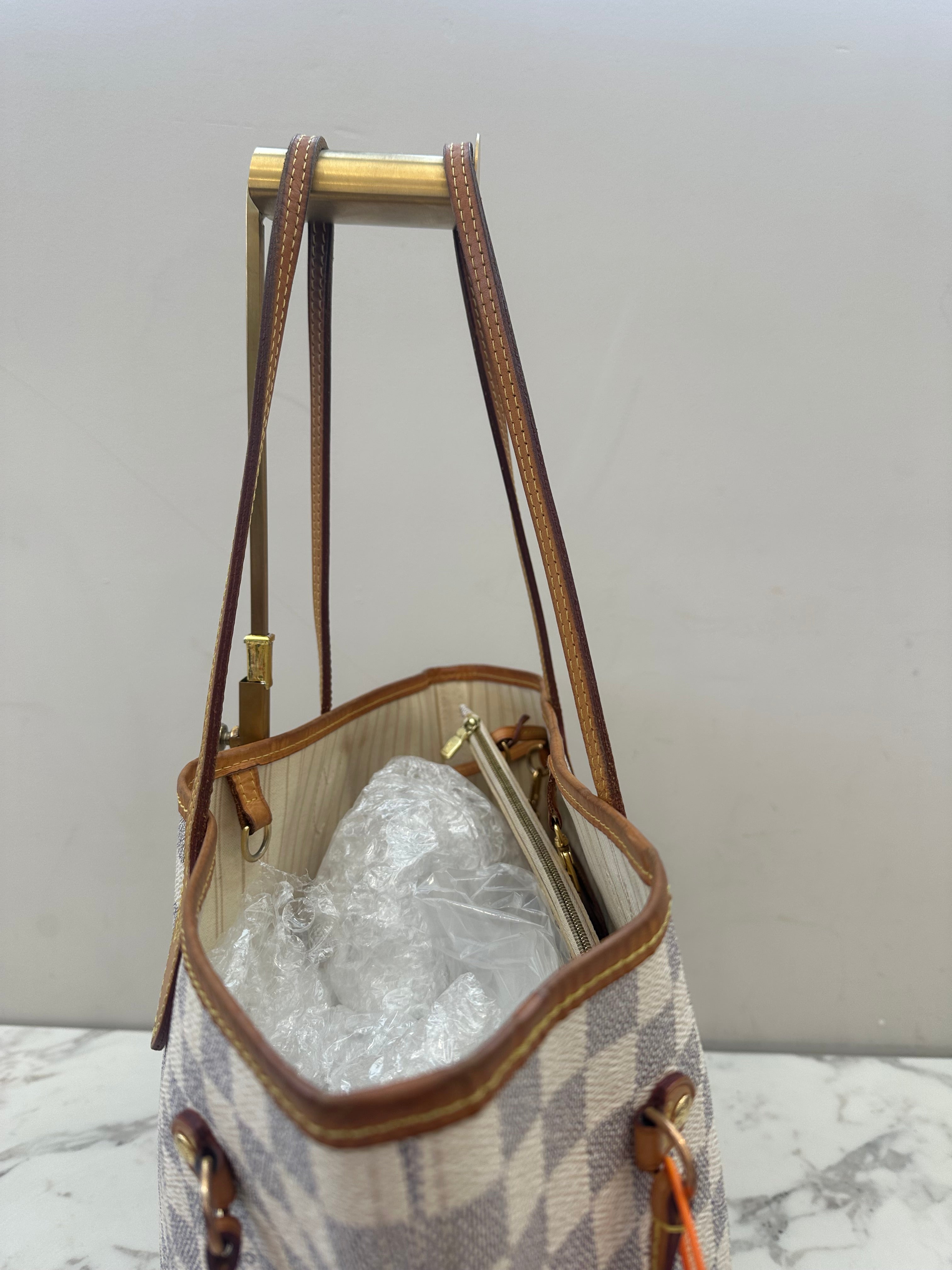 Louis Vuitton Neverfull Azur MM + Pochette