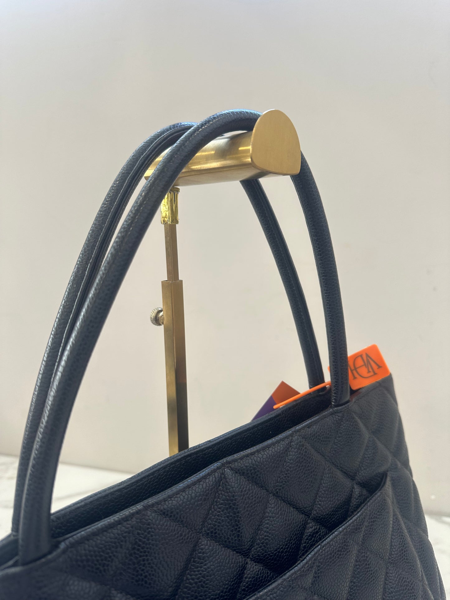 Chanel Black Calfskin Medallion