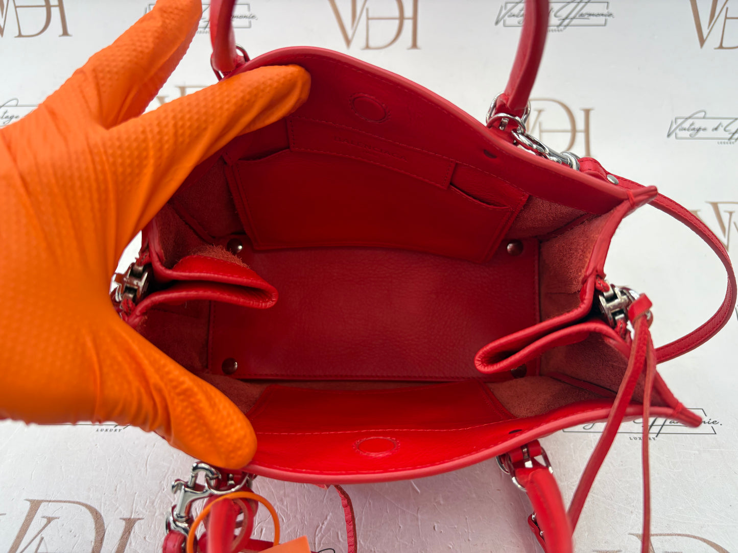 018102 - Balenciaga Red Papier Mini