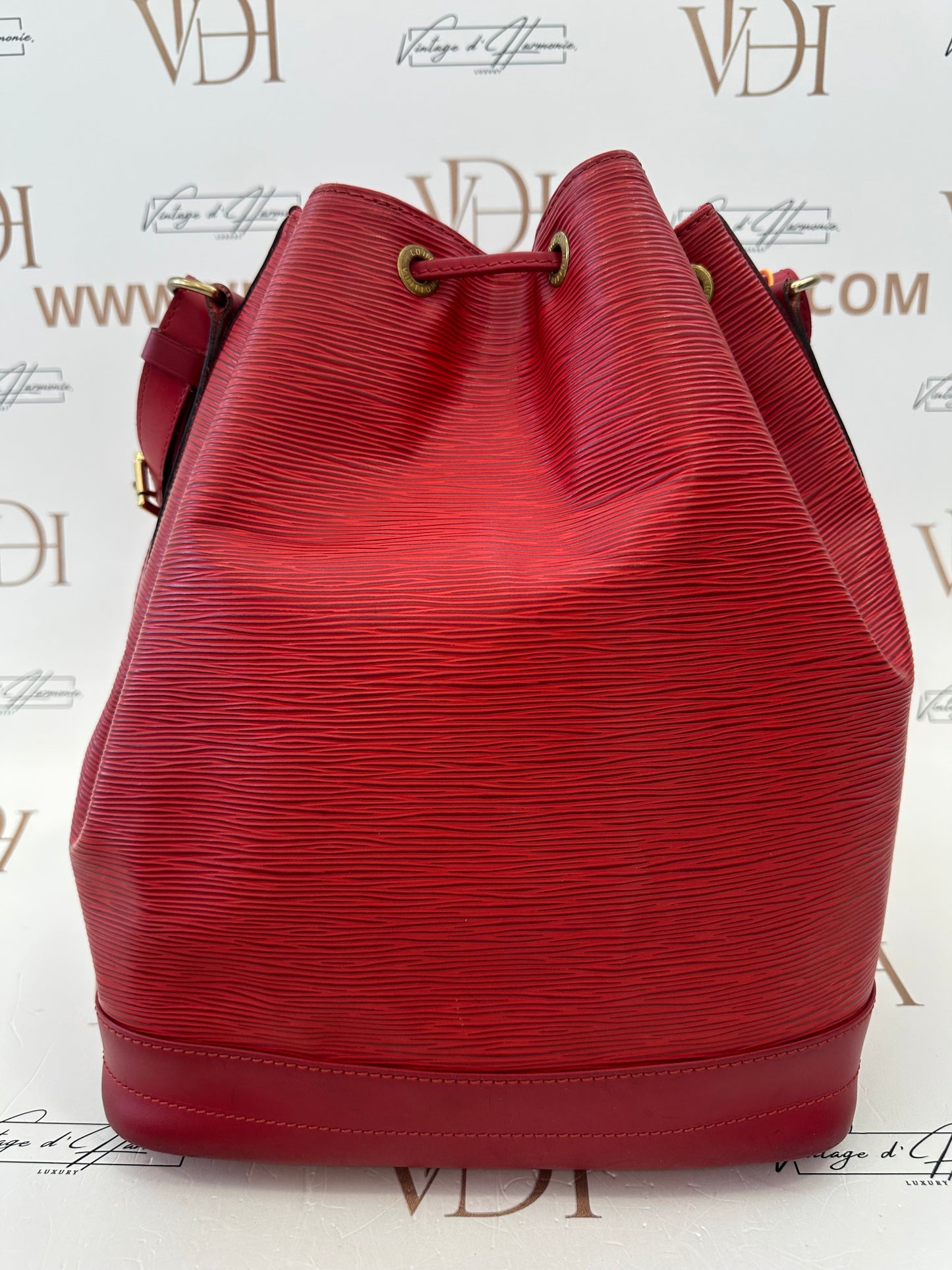 017848 - Louis Vuitton Red Epi Noè